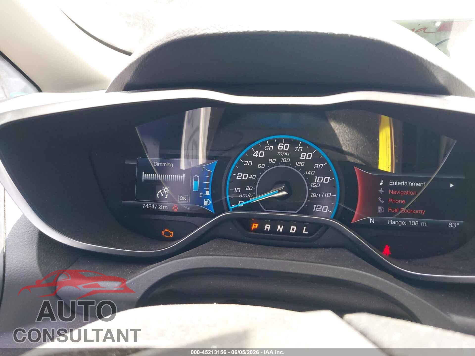 FORD C-MAX ENERGI 2017 - 1FADP5EU2HL115950