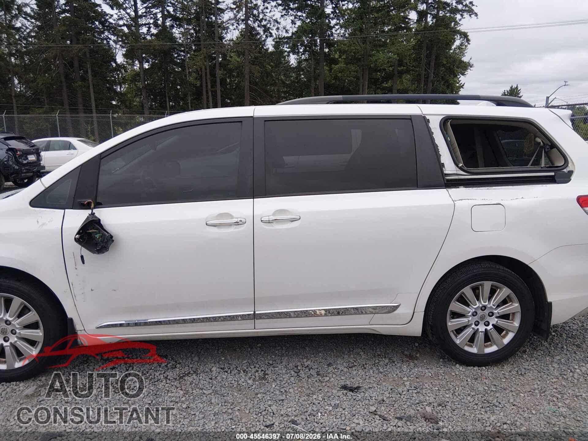 TOYOTA SIENNA 2012 - 5TDDK3DC3CS032153