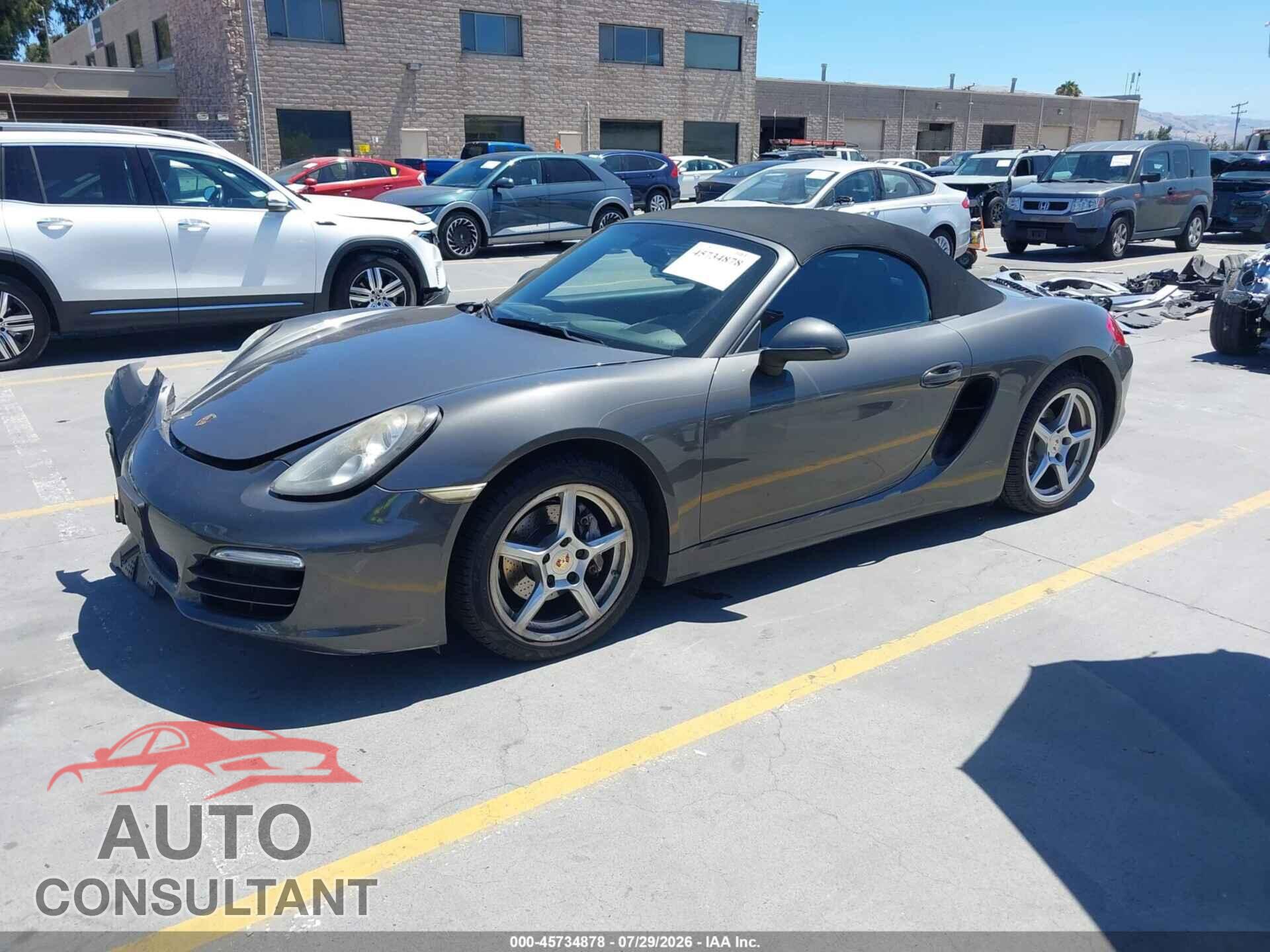 PORSCHE BOXSTER 2013 - WP0CA2A85DS112538