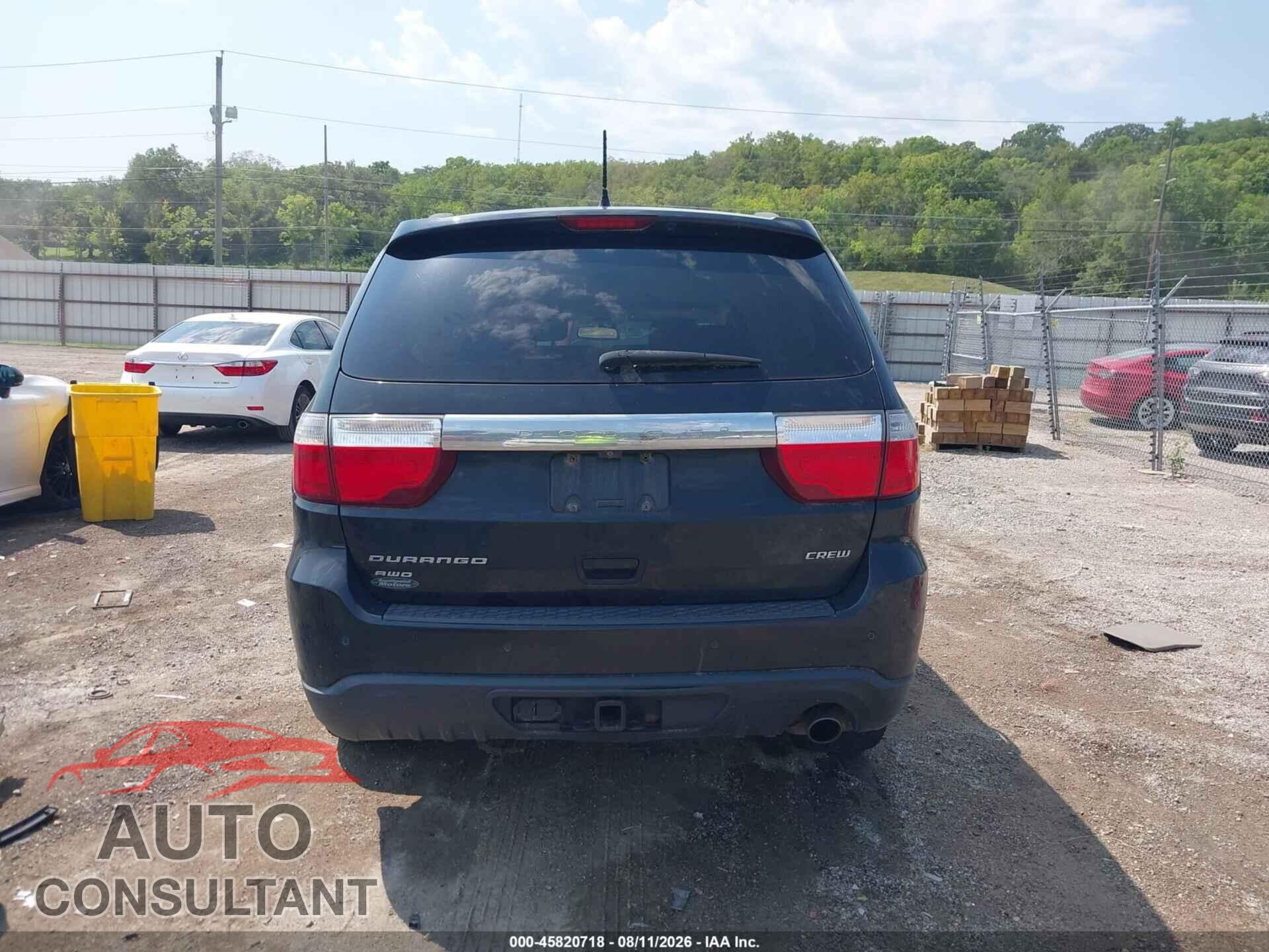DODGE DURANGO 2013 - 1C4RDJDG4DC692325