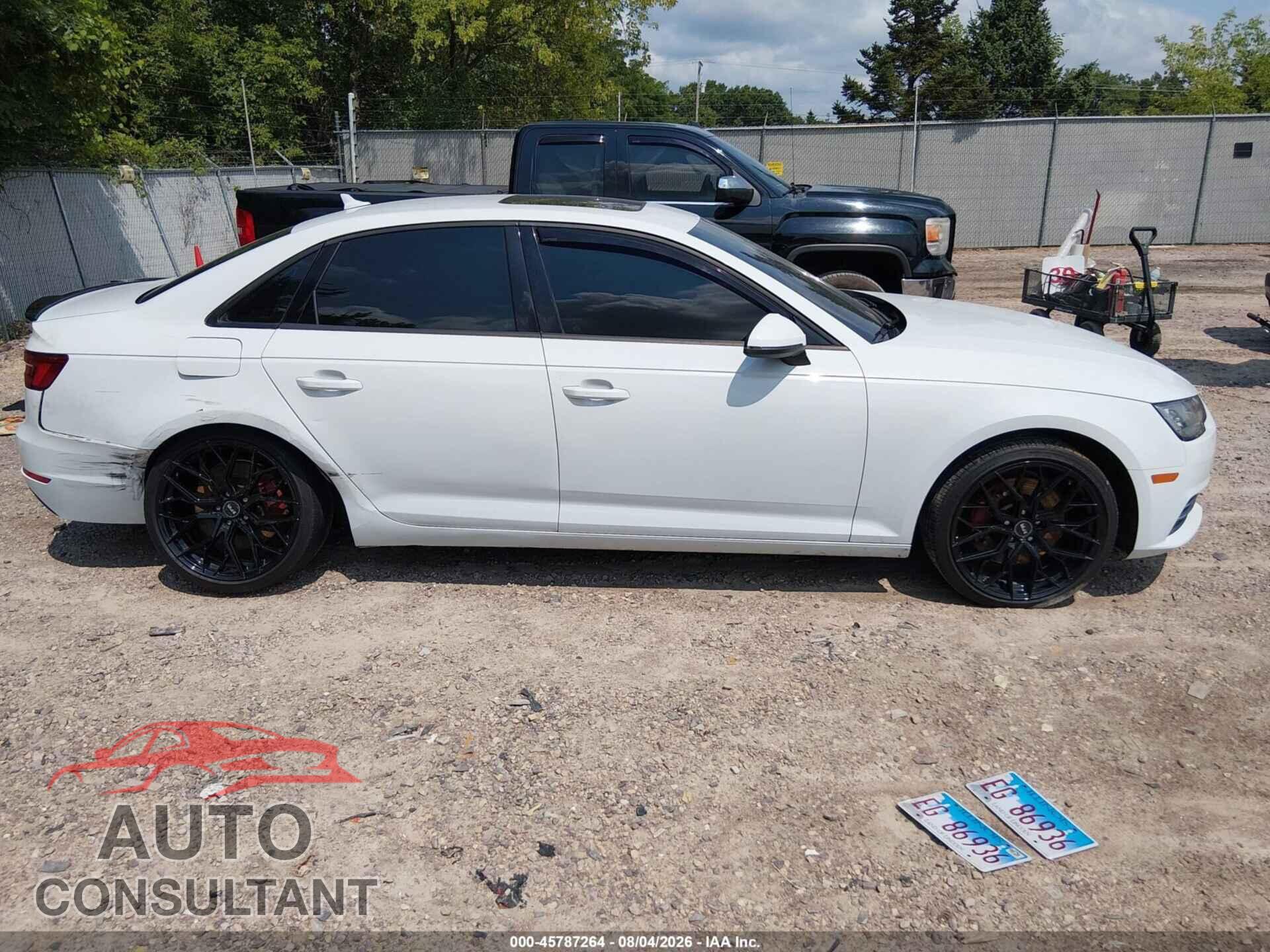 AUDI A4 2017 - WAUGNAF40HN056502