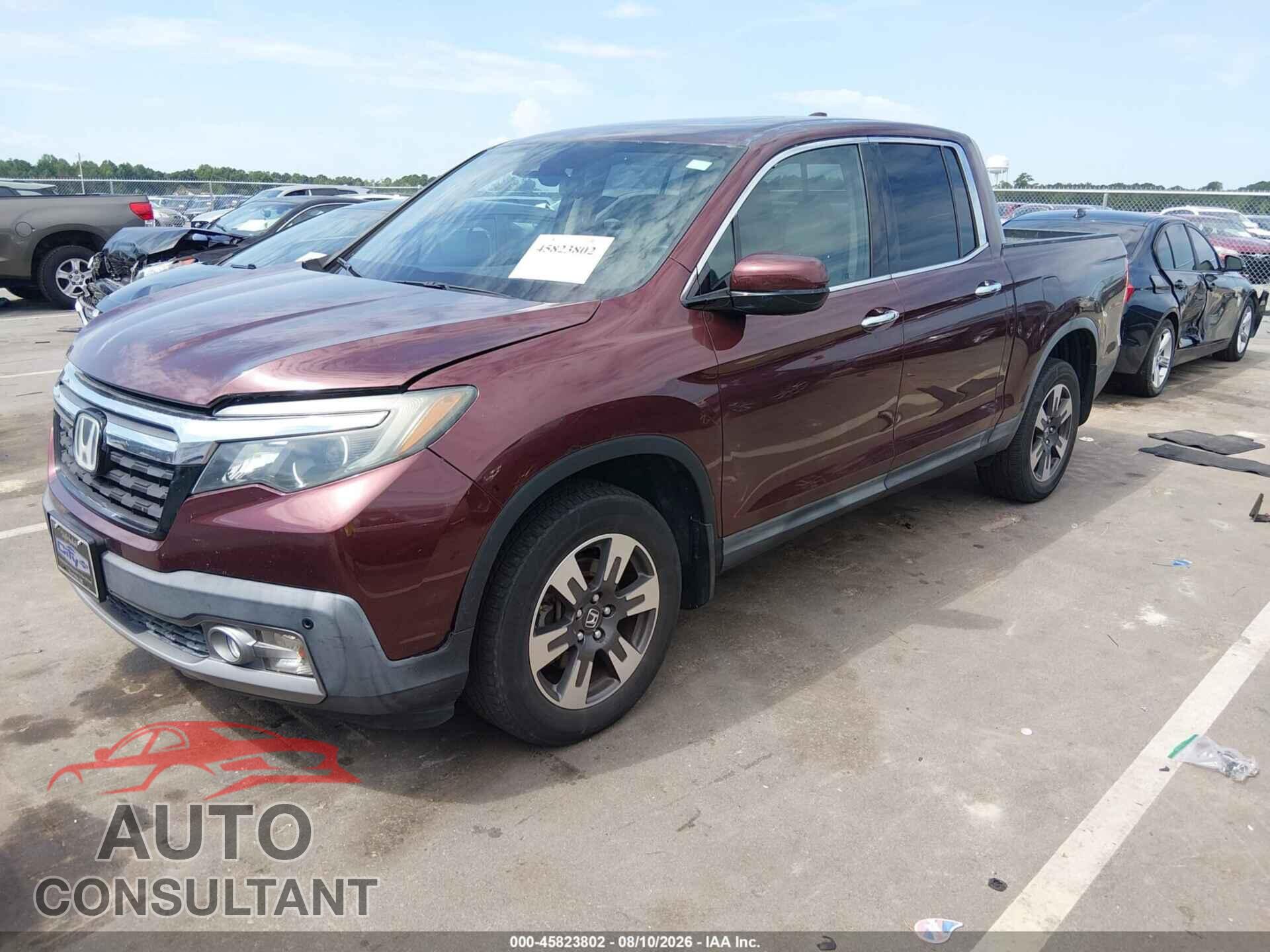 HONDA RIDGELINE 2017 - 5FPYK3F76HB031387