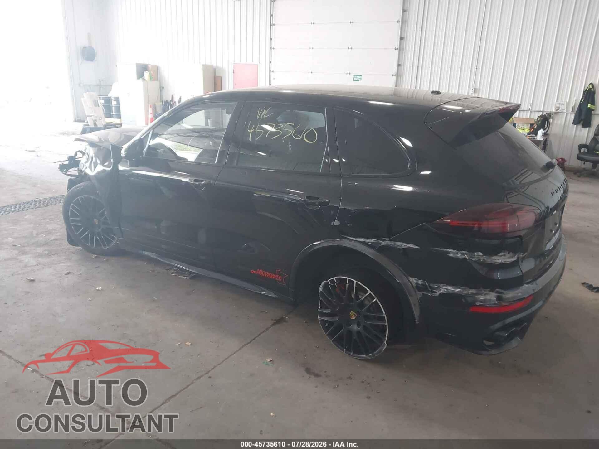 PORSCHE CAYENNE 2016 - WP1AD2A26GLA73126
