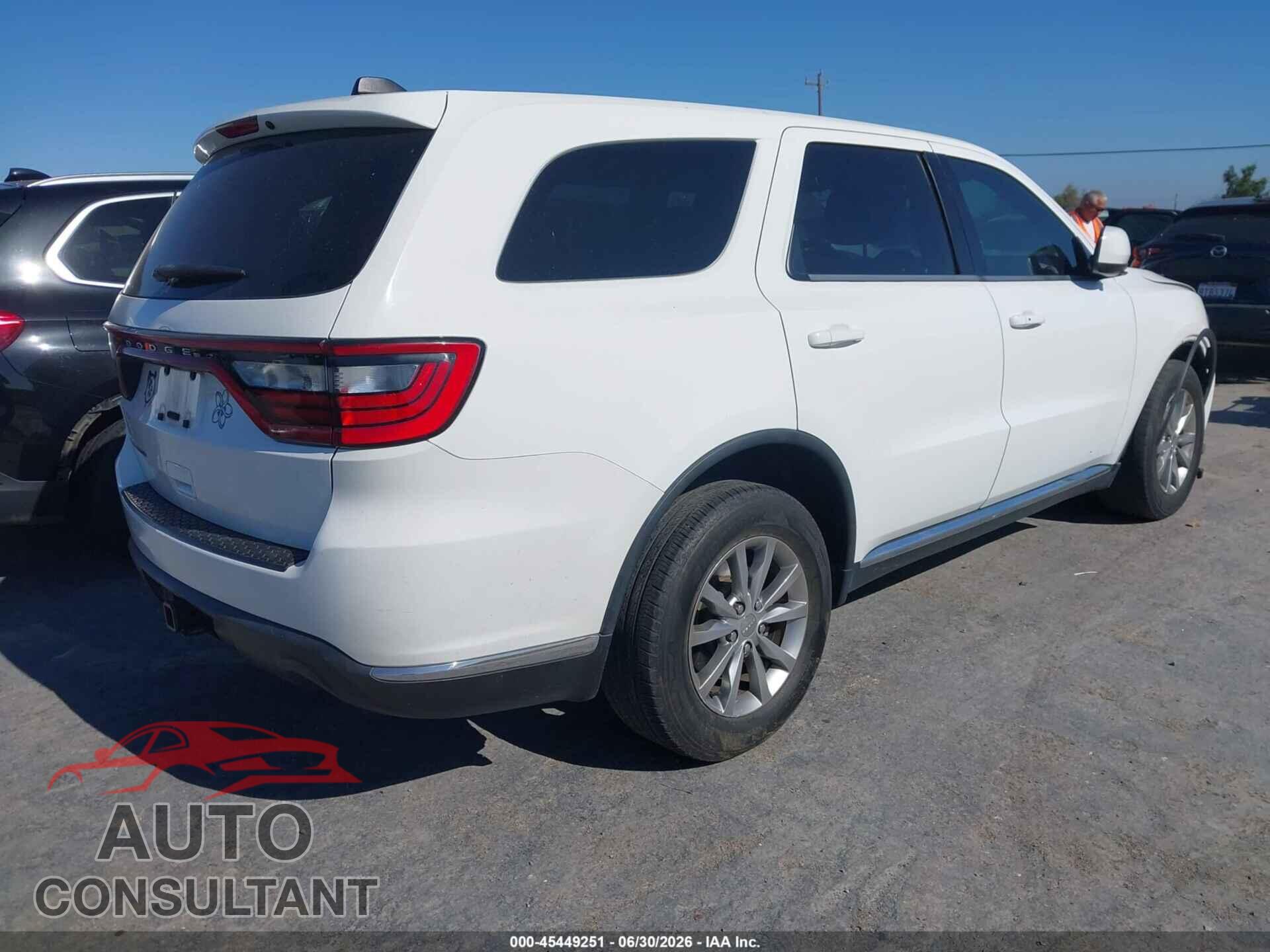 DODGE DURANGO 2017 - 1C4RDHAGXHC690484