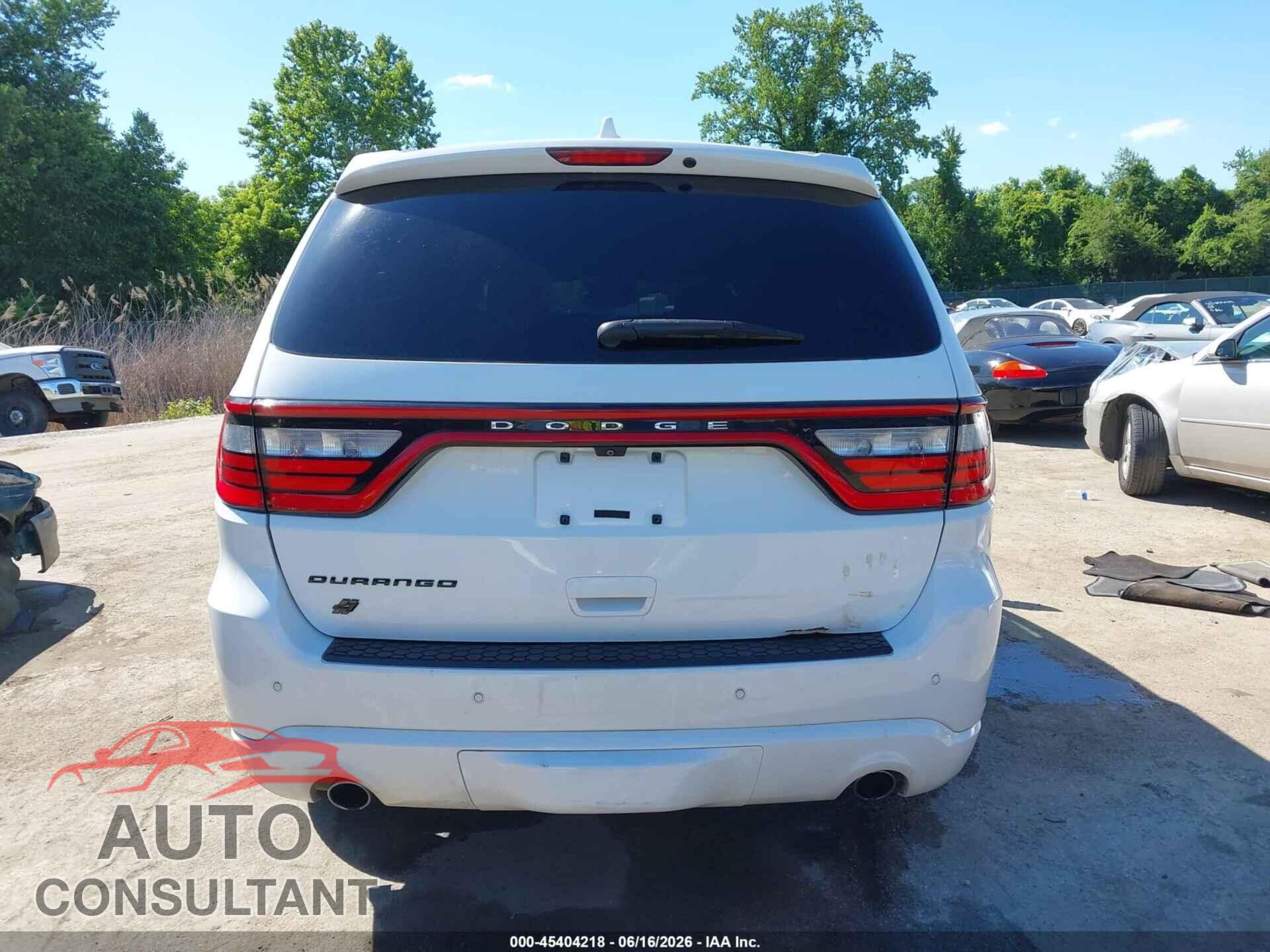 DODGE DURANGO 2017 - 1C4SDJCT3HC687042