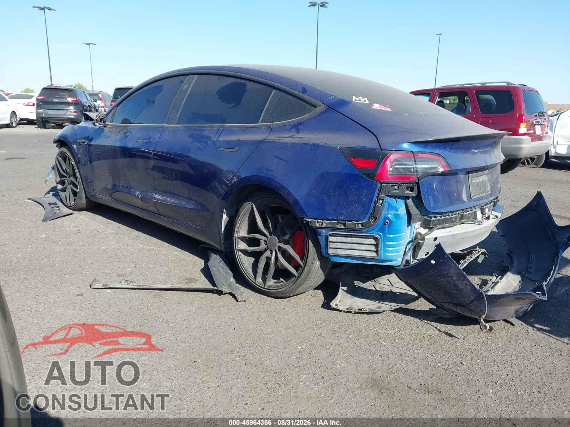 TESLA MODEL 3 2020 - 5YJ3E1EC6LF719623