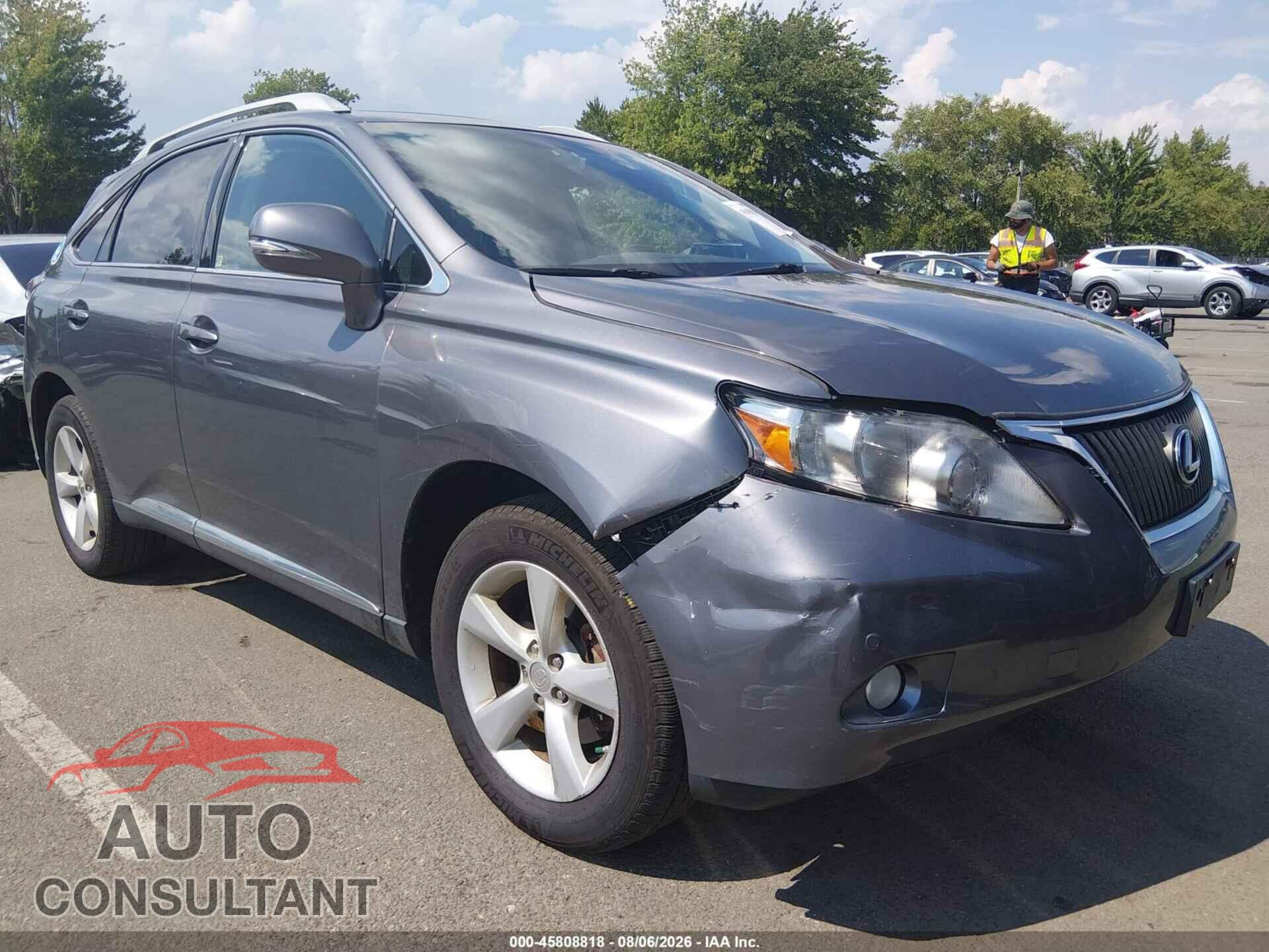 LEXUS RX 350 2012 - 2T2BK1BA0CC128470