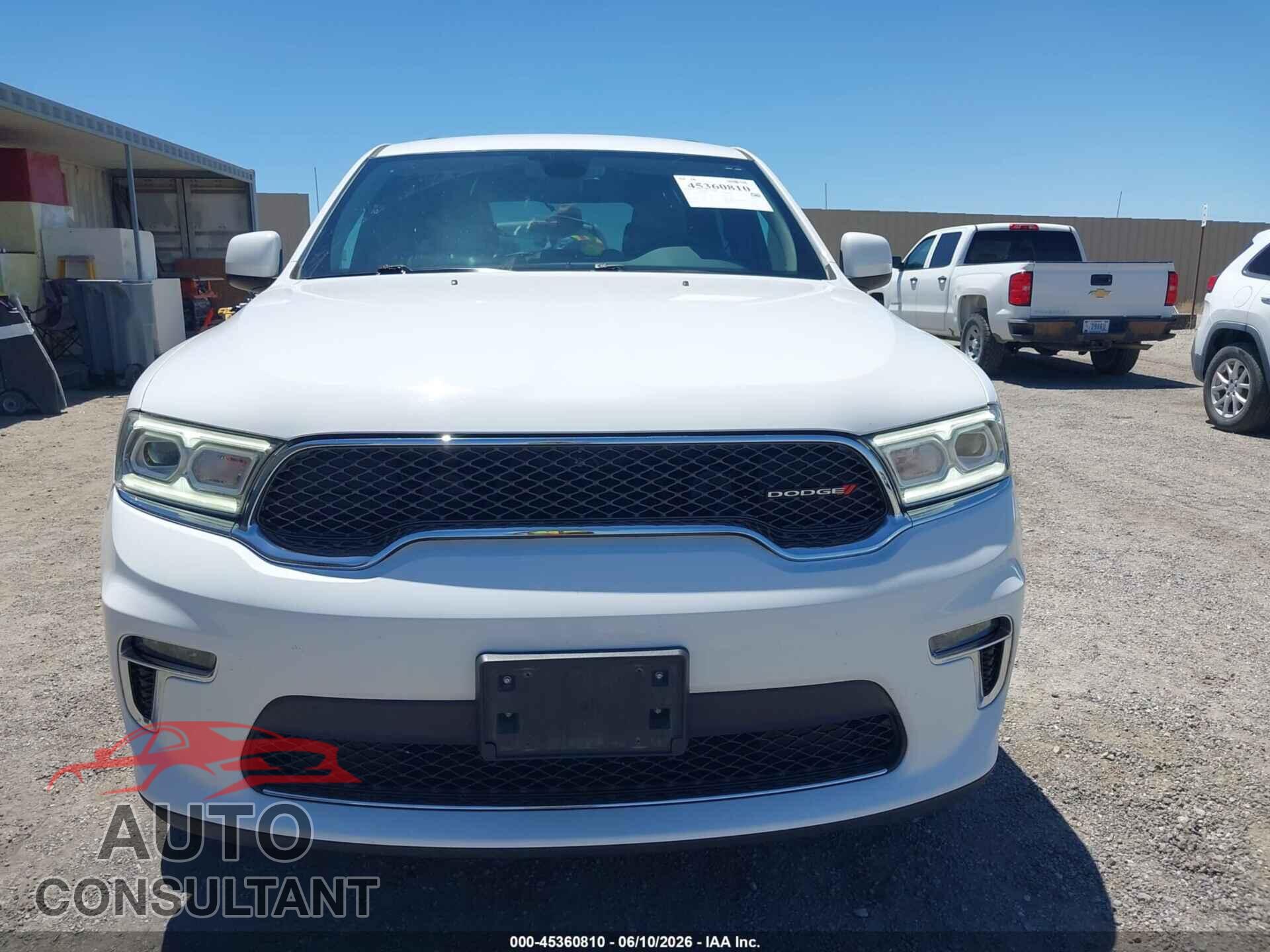 DODGE DURANGO 2021 - 1C4RDJAG0MC544421