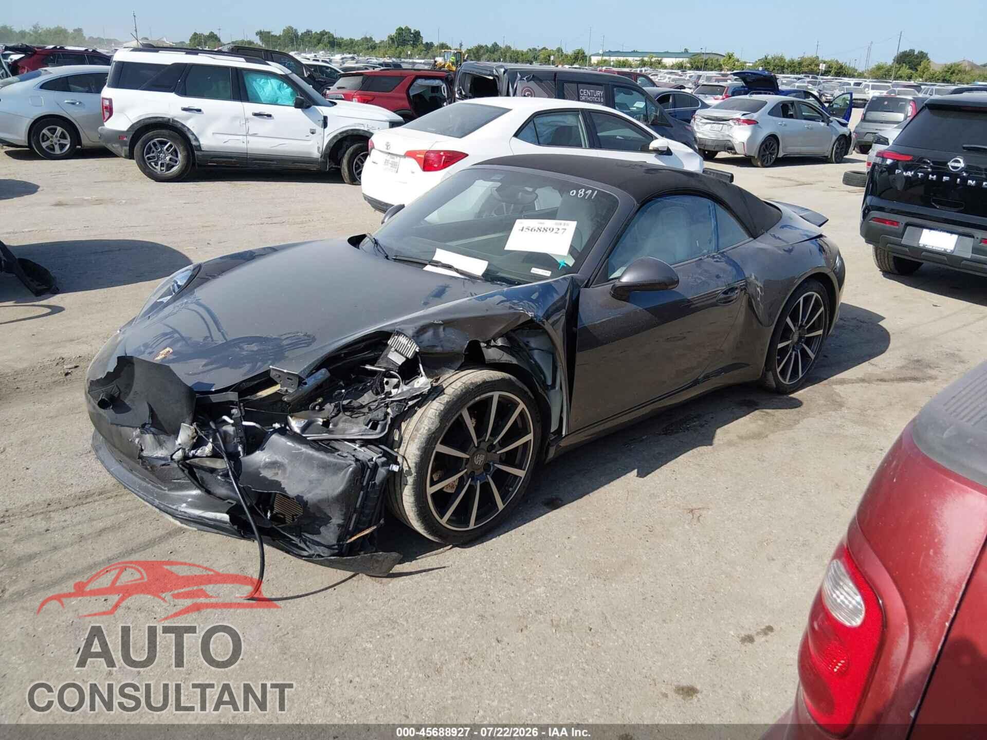 PORSCHE 911 2014 - WP0CA2A94ES140891