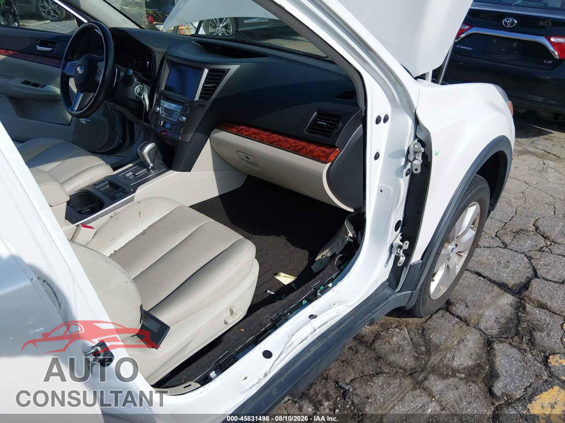 SUBARU OUTBACK 2011 - 4S4BRBLC7B3447583