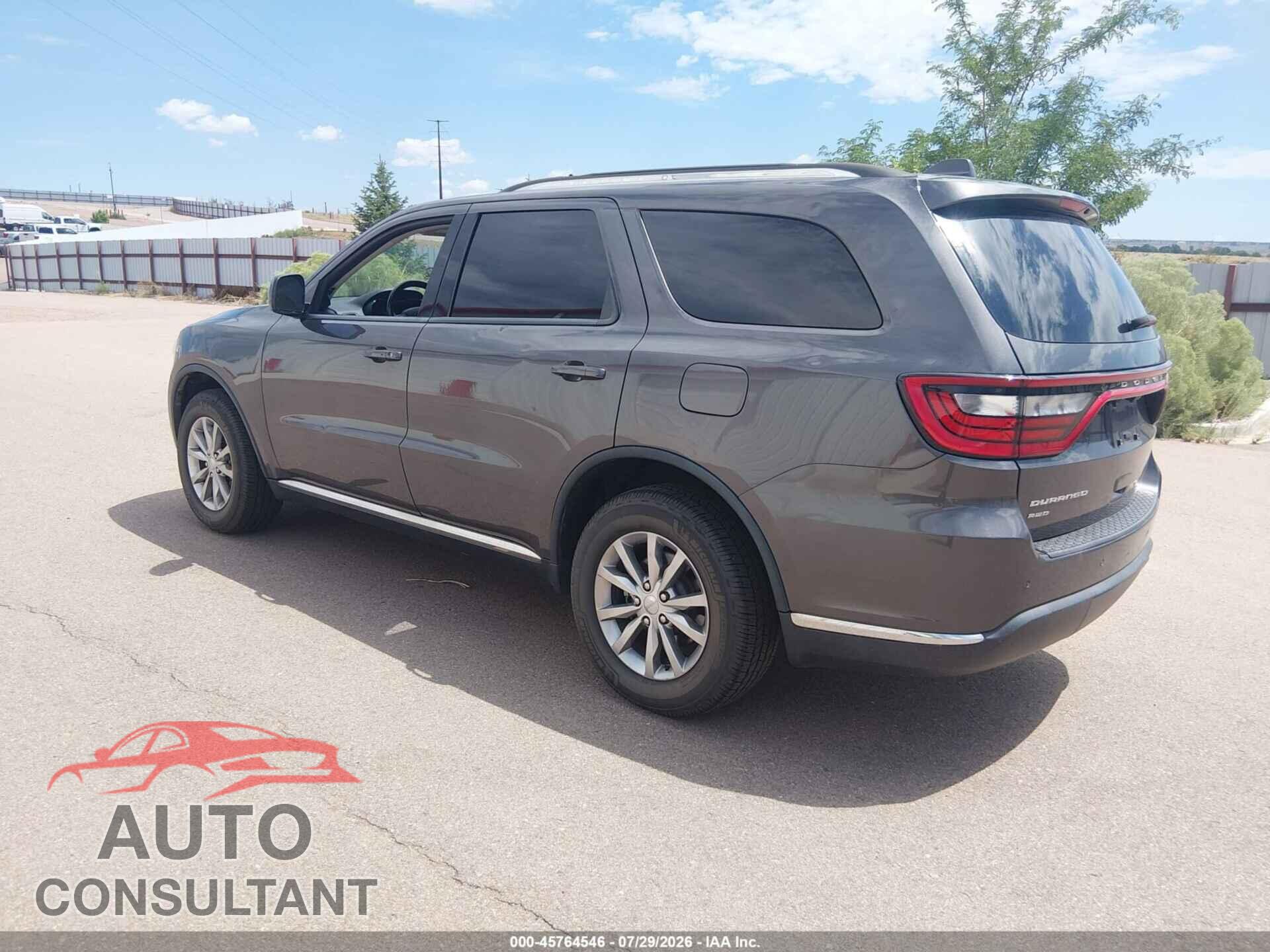 DODGE DURANGO 2017 - 1C4RDJAG3HC878657
