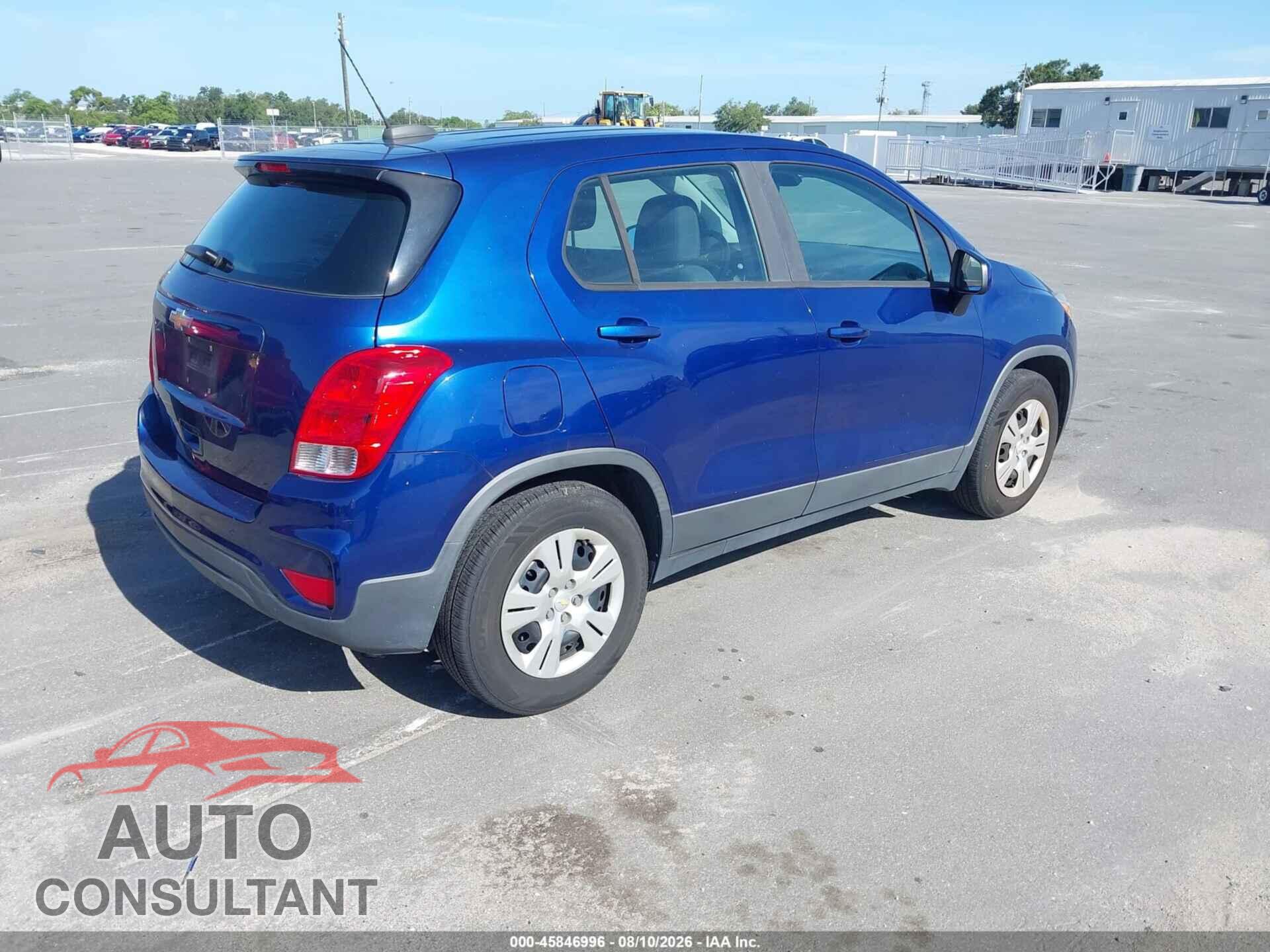 CHEVROLET TRAX 2017 - 3GNCJKSB2HL151397