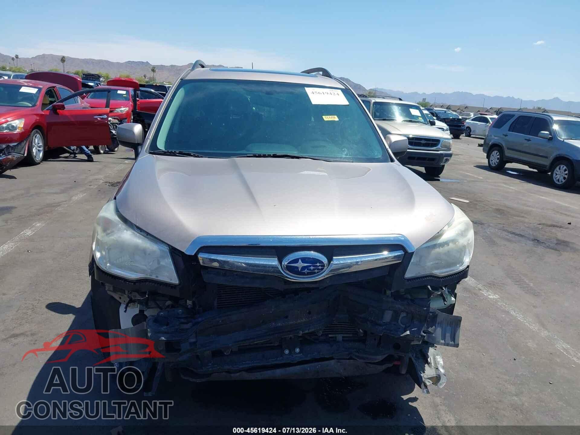 SUBARU FORESTER 2014 - JF2SJAEC0EH525164