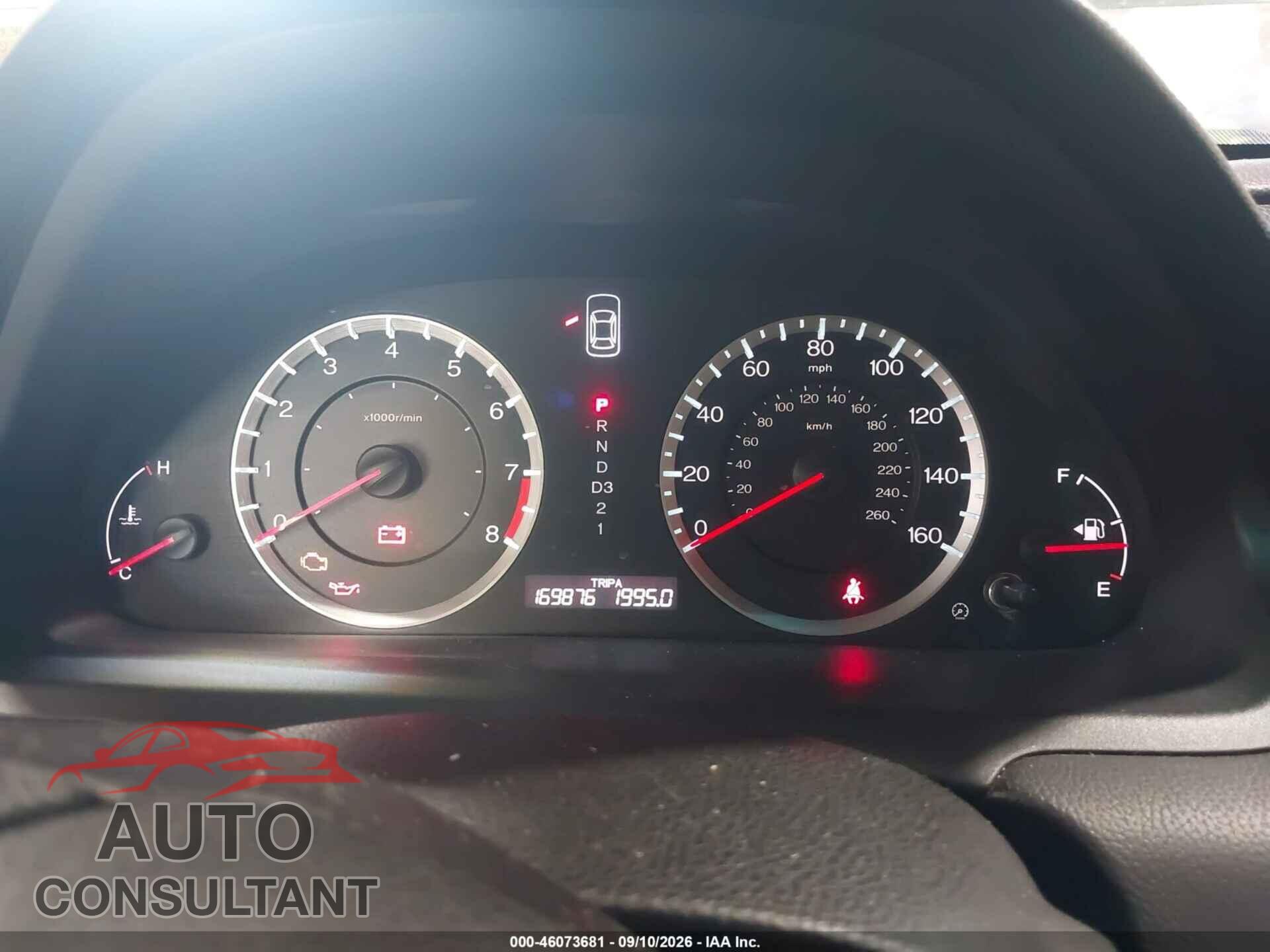 HONDA ACCORD 2011 - 1HGCP2F71BA043012