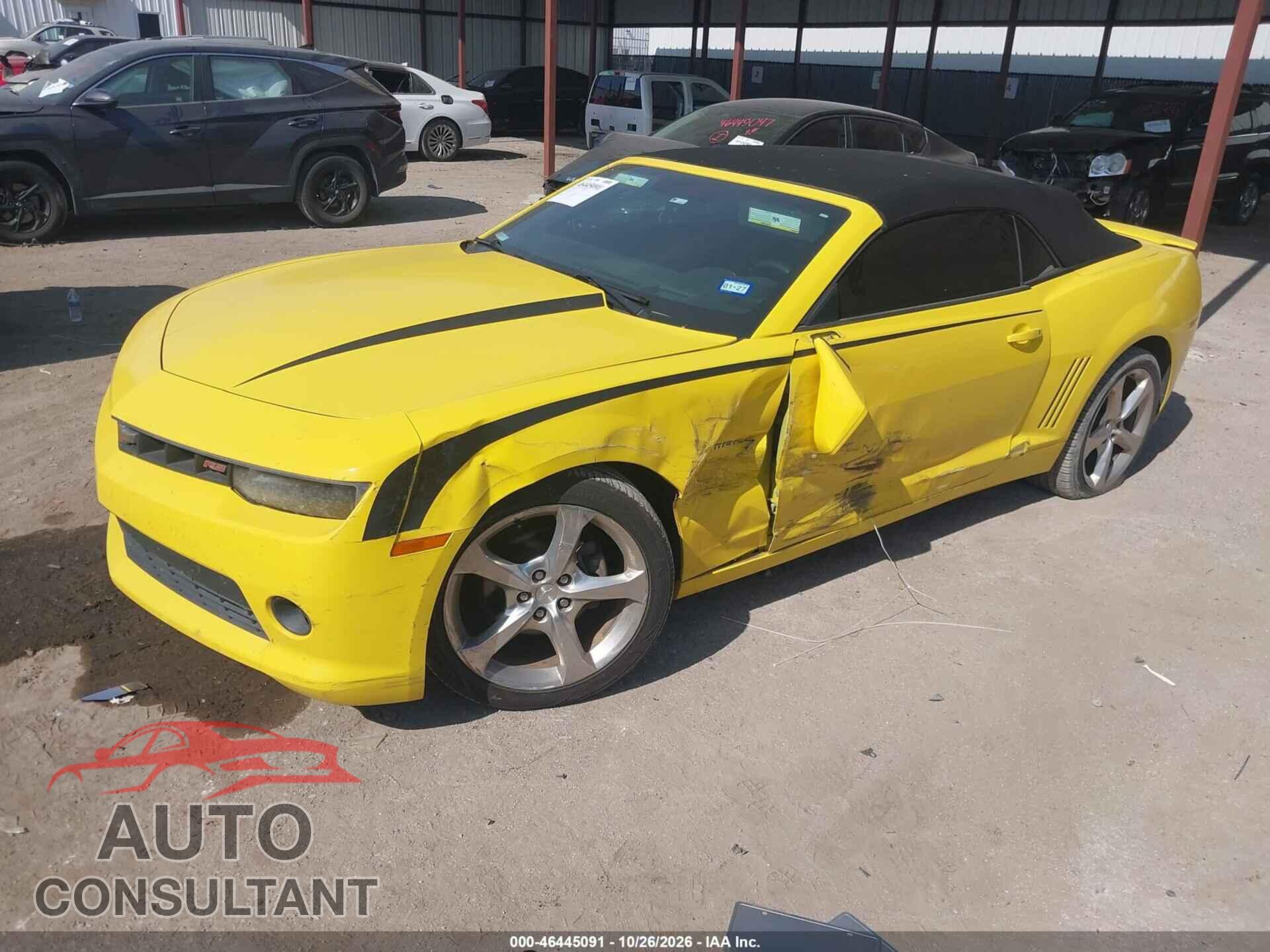 CHEVROLET CAMARO 2014 - 2G1FC3D34E9293205