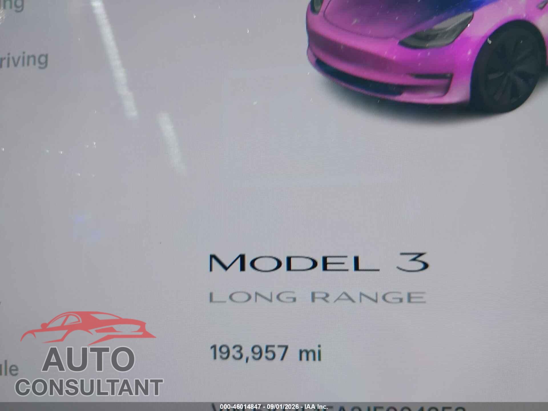 TESLA MODEL 3 2018 - 5YJ3E1EA2JF004253