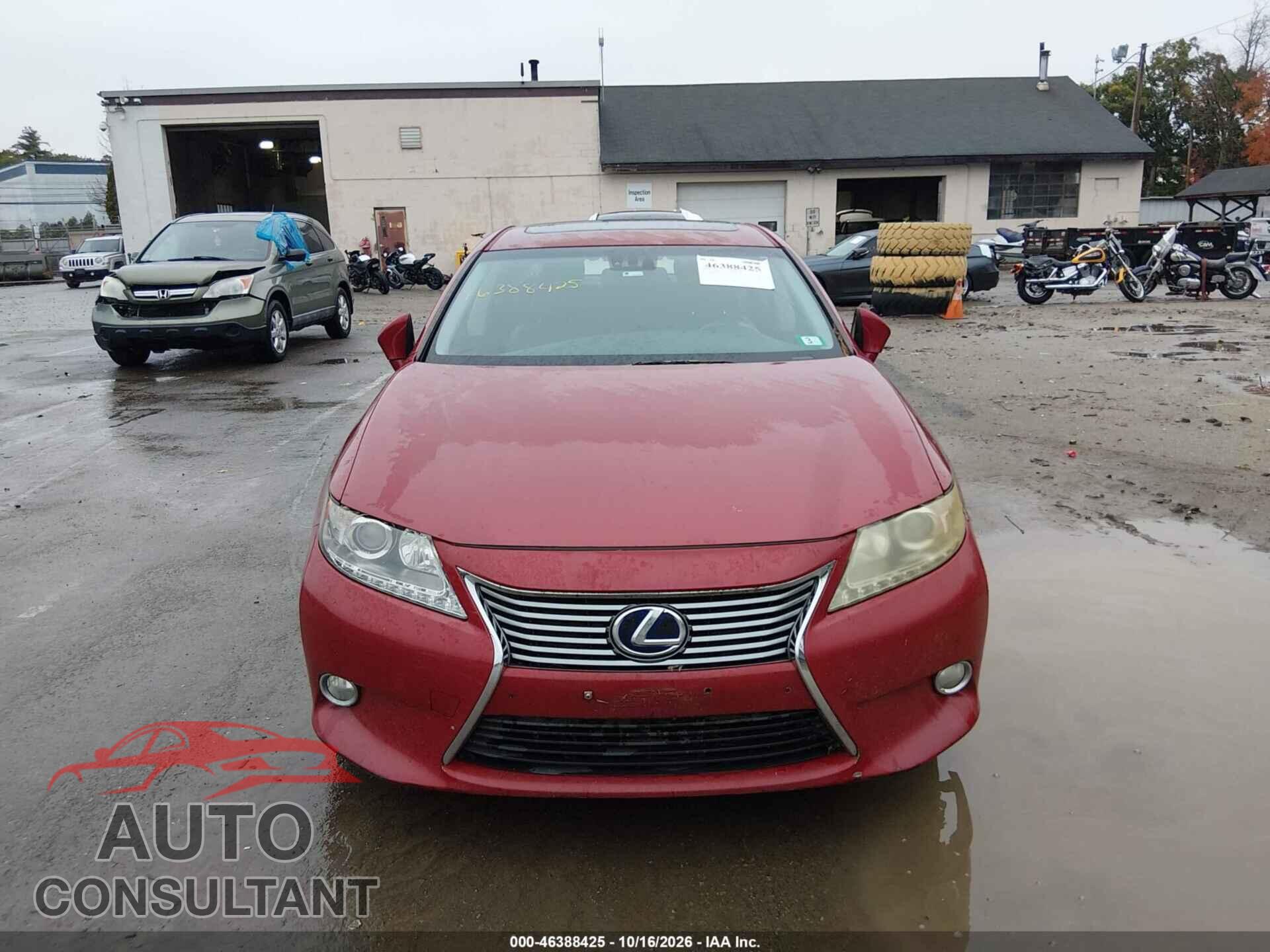 LEXUS ES 300H 2013 - JTHBW1GG1D2024915
