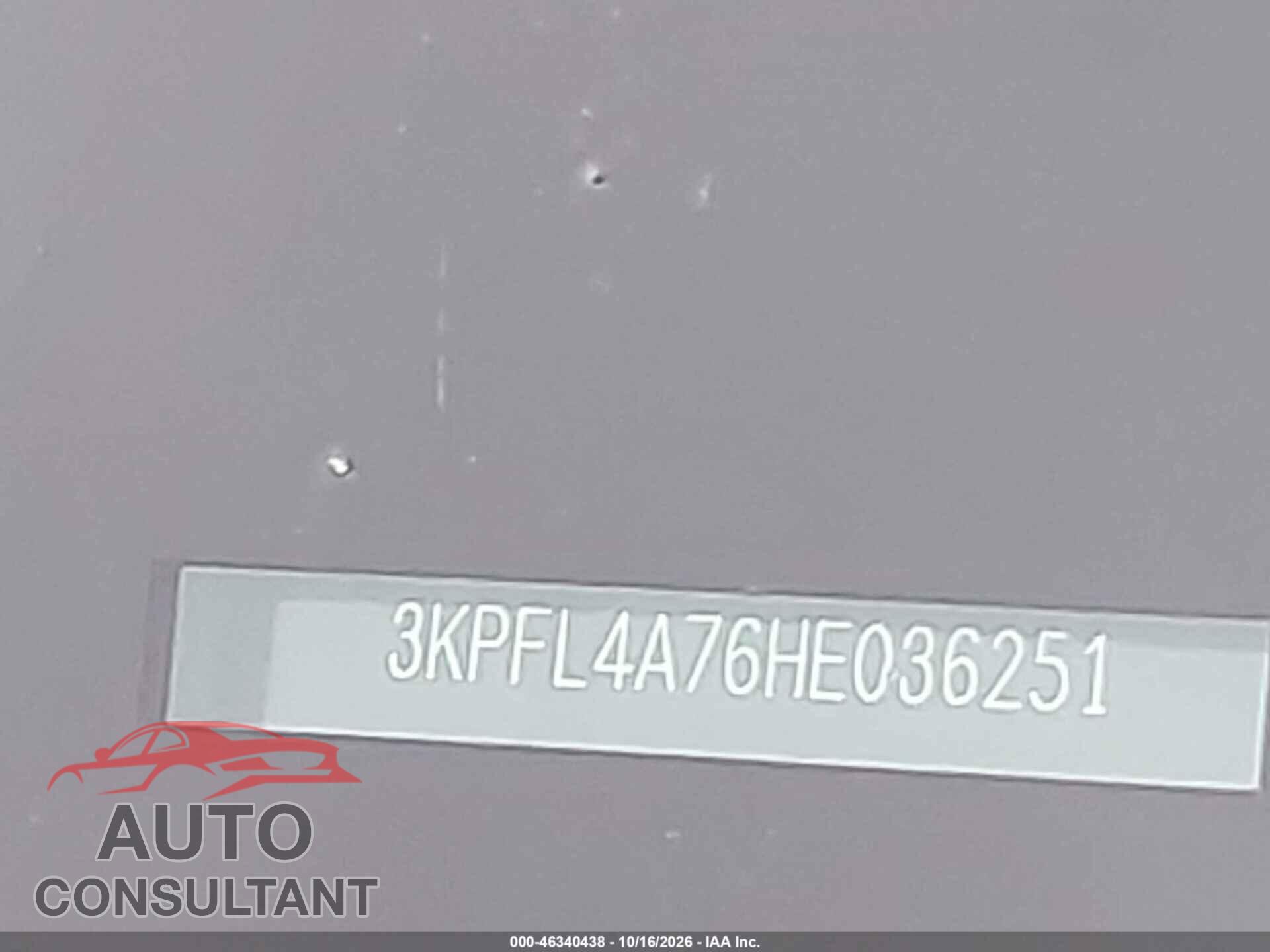 KIA FORTE 2017 - 3KPFL4A76HE036251