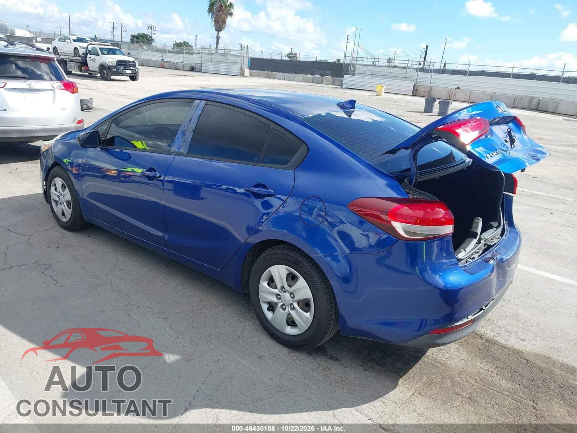 KIA FORTE 2017 - 3KPFK4A78HE044094