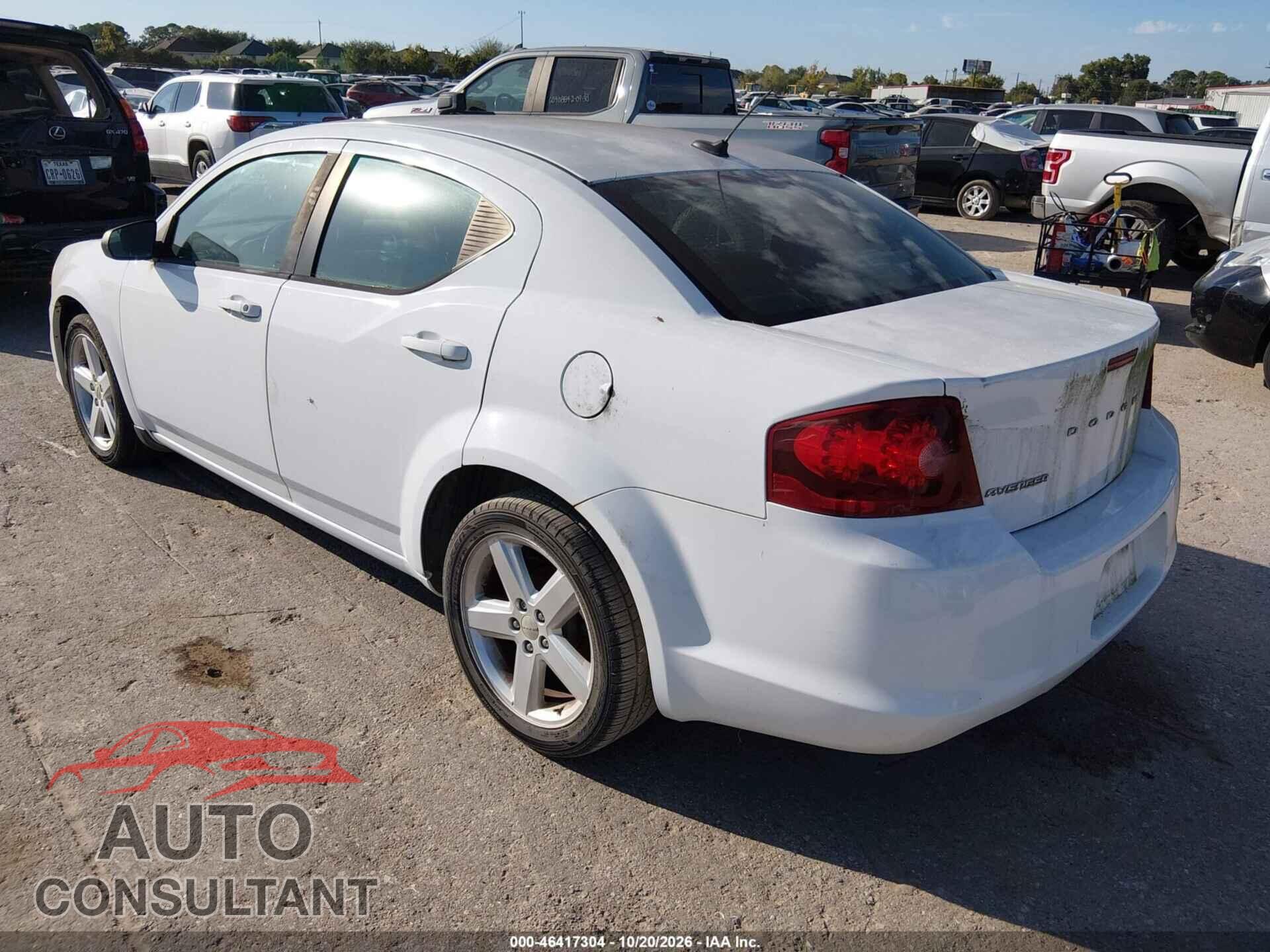 DODGE AVENGER 2013 - 1C3CDZAB5DN664975