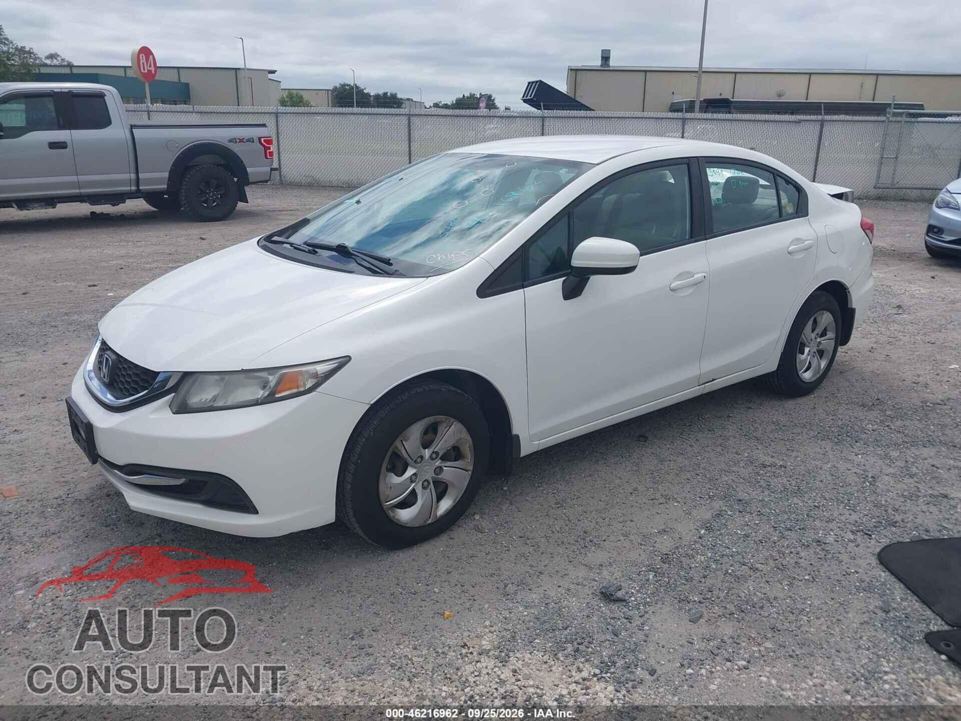 HONDA CIVIC 2014 - 19XFB2F52EE231984