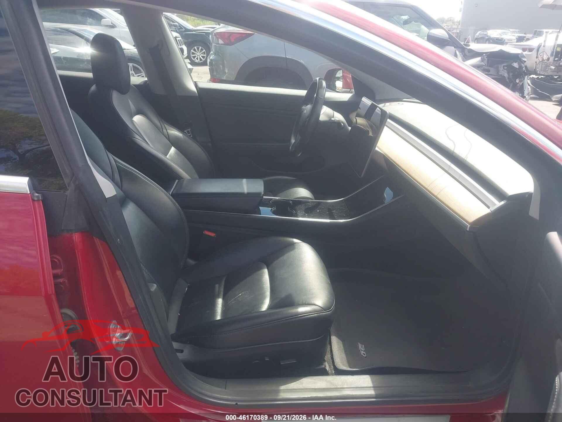 TESLA MODEL 3 2019 - 5YJ3E1EB9KF408614