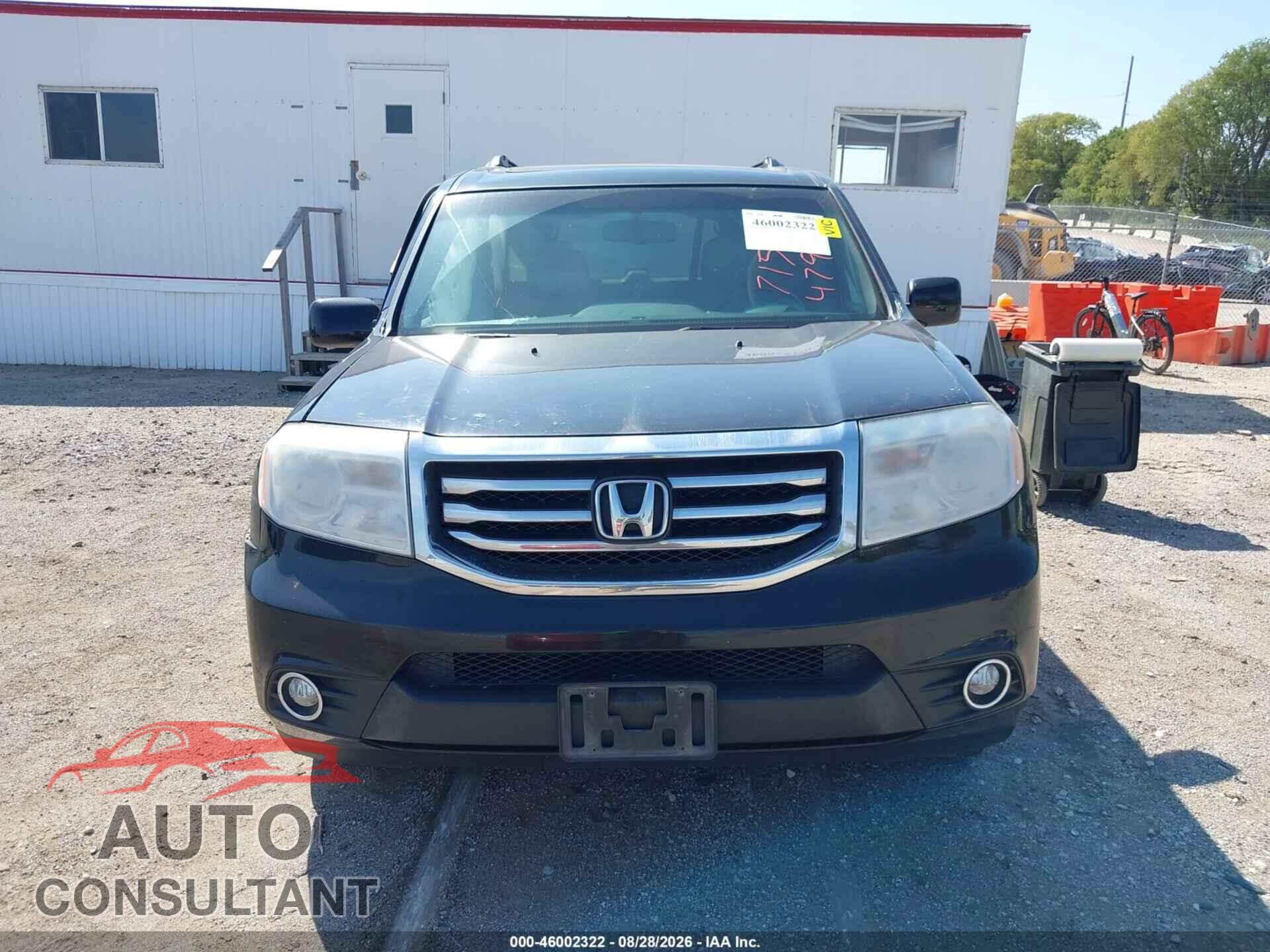 HONDA PILOT 2013 - 5FNYF4H77DB018366