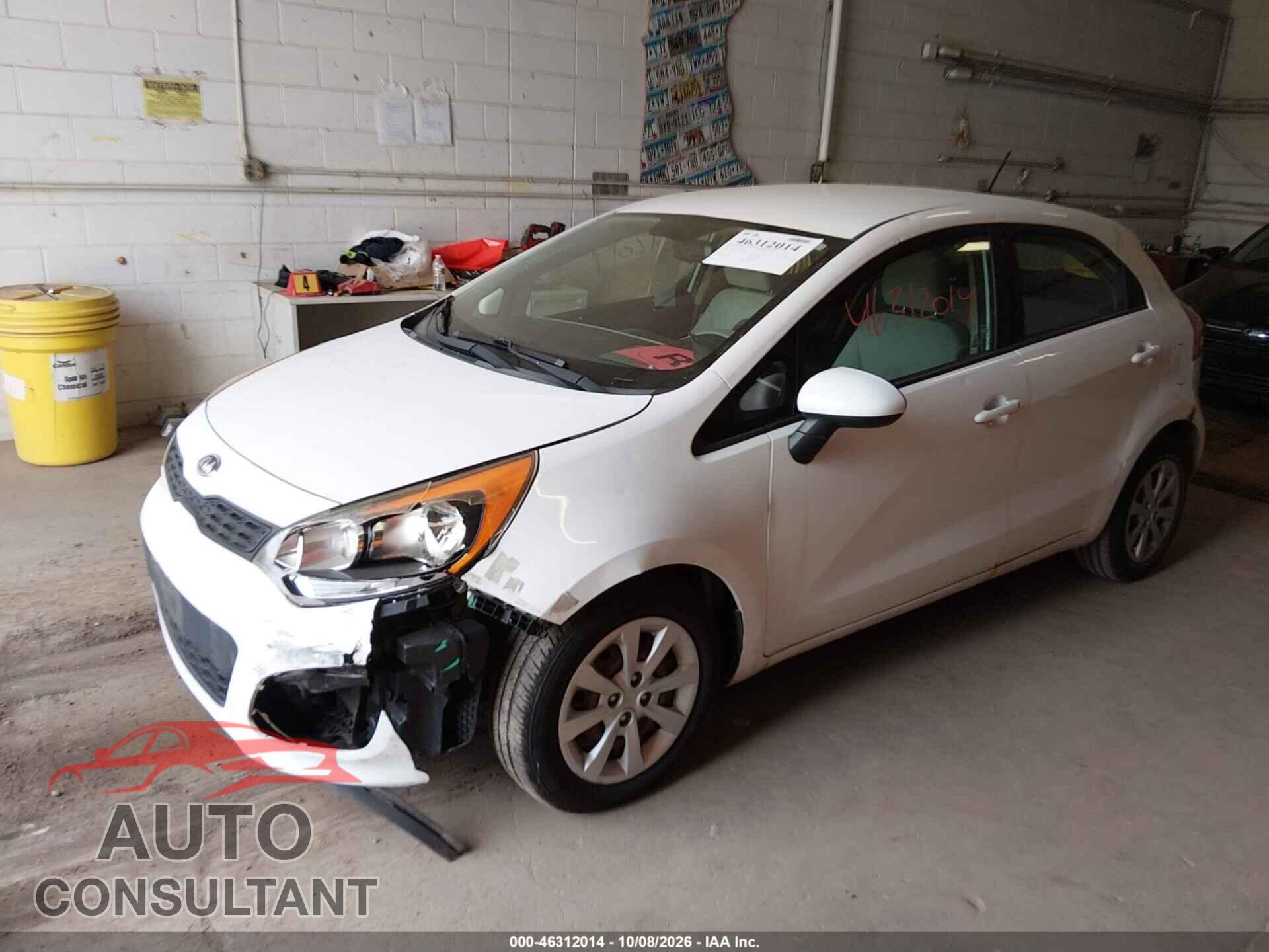 KIA RIO5 2012 - KNADM5A36C6015256