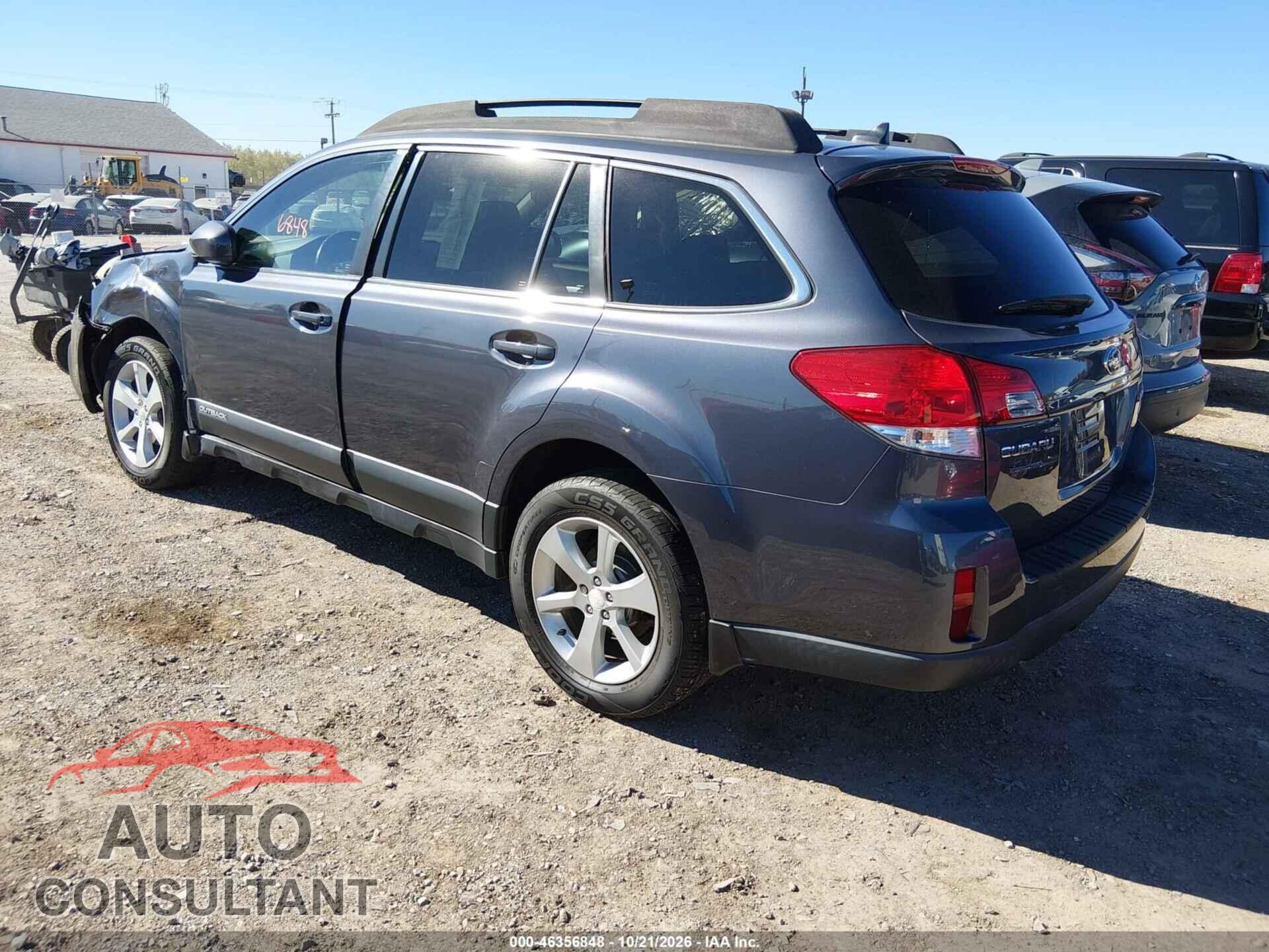 SUBARU OUTBACK 2014 - 4S4BRBCC0E3323658