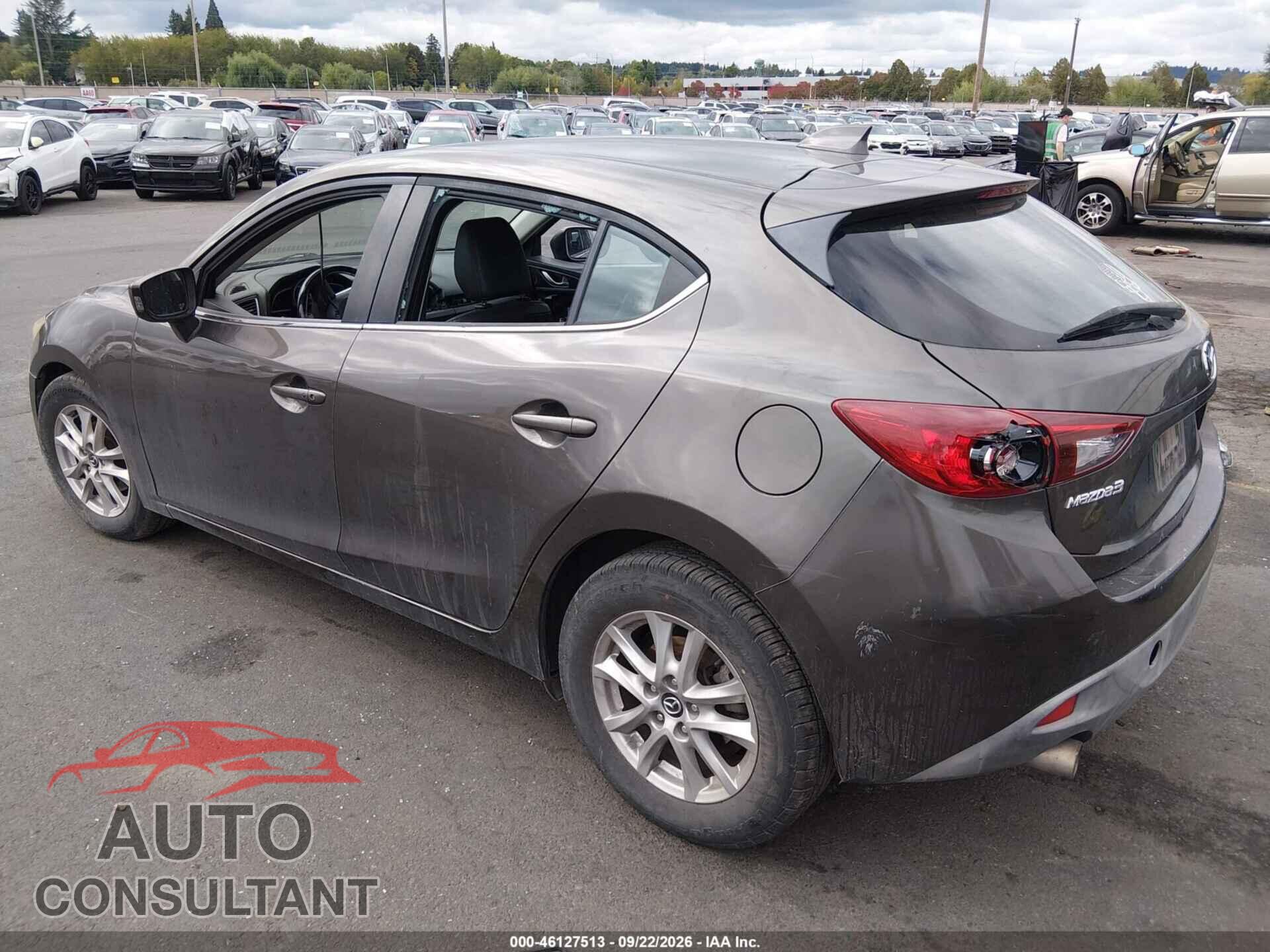MAZDA MAZDA3 2015 - JM1BM1M76F1244703