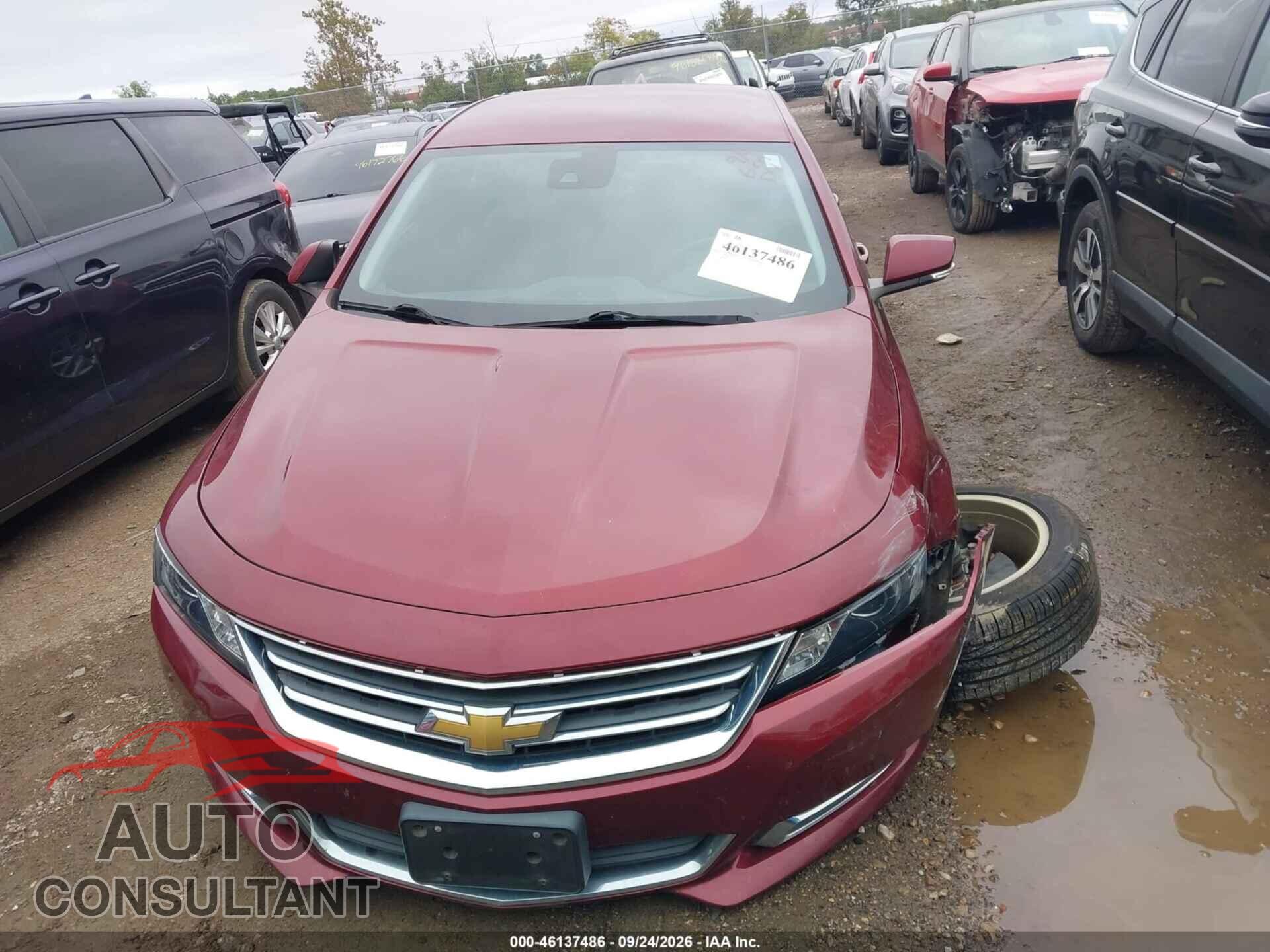 CHEVROLET IMPALA 2016 - 2G1115S38G9144085