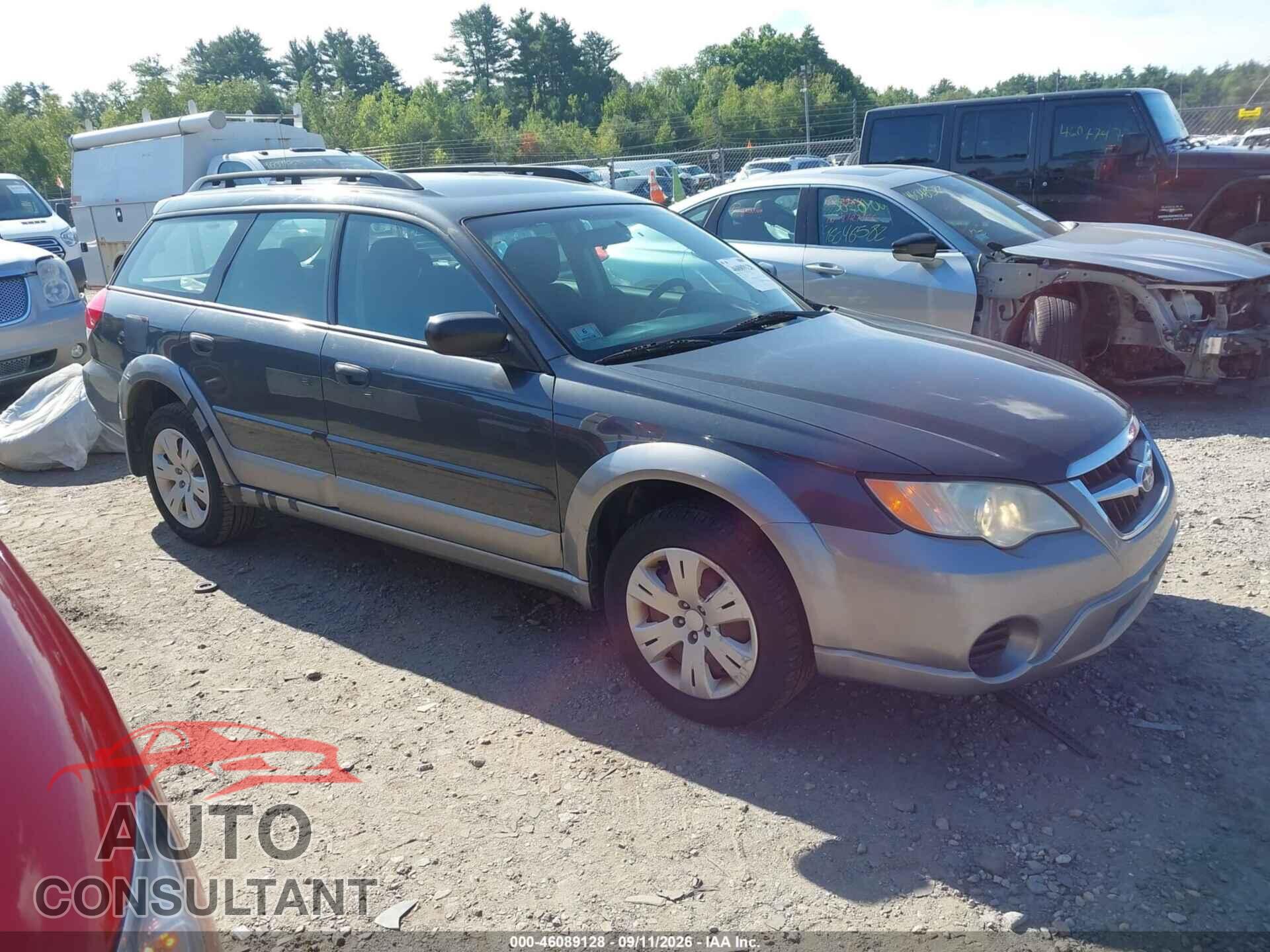 SUBARU OUTBACK 2009 - 4S4BP60C497338244