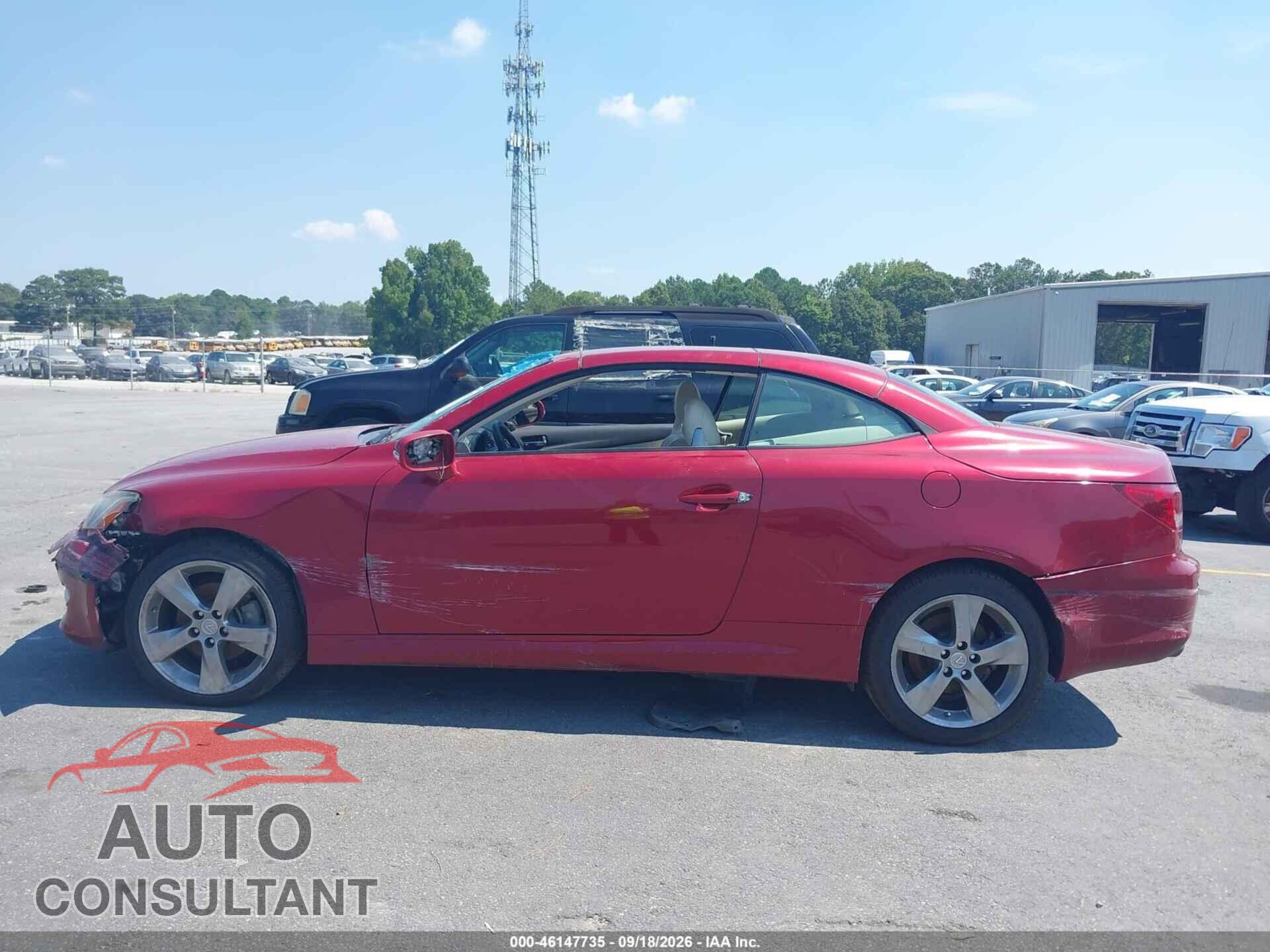 LEXUS IS 250C 2010 - JTHFF2C2XA2513813