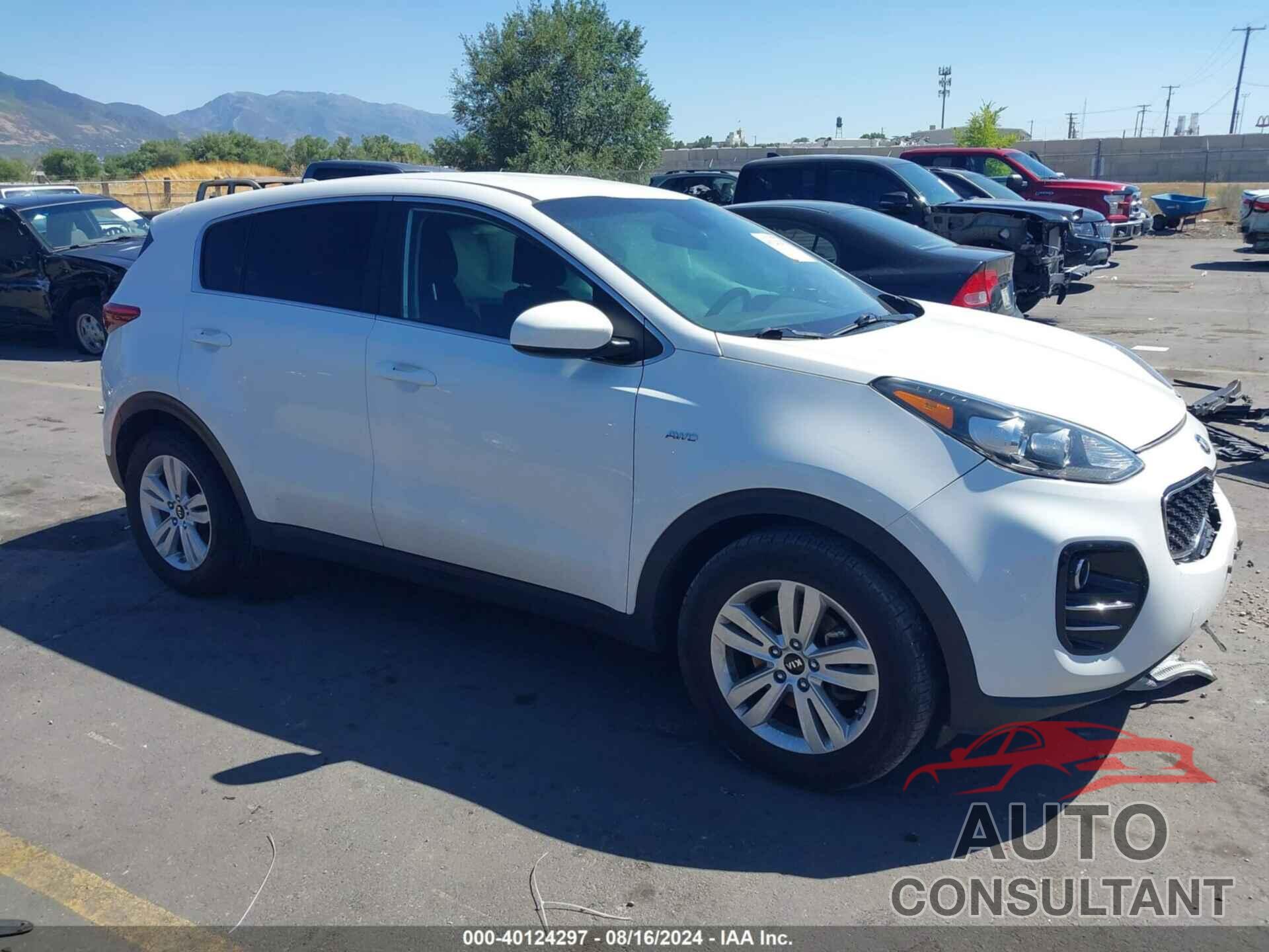 KIA SPORTAGE 2018 - KNDPMCAC7J7319126