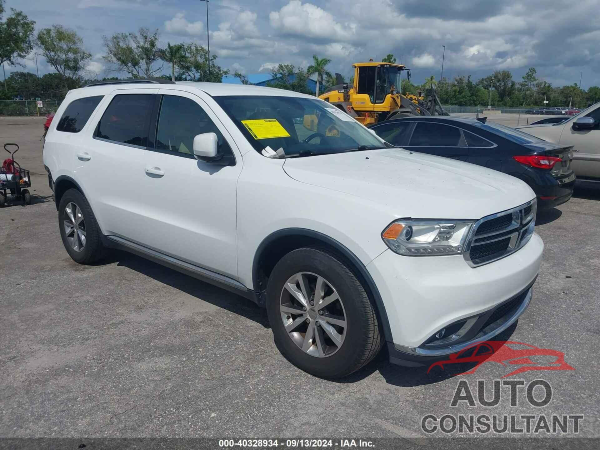 DODGE DURANGO 2016 - 1C4RDHDG0GC346382