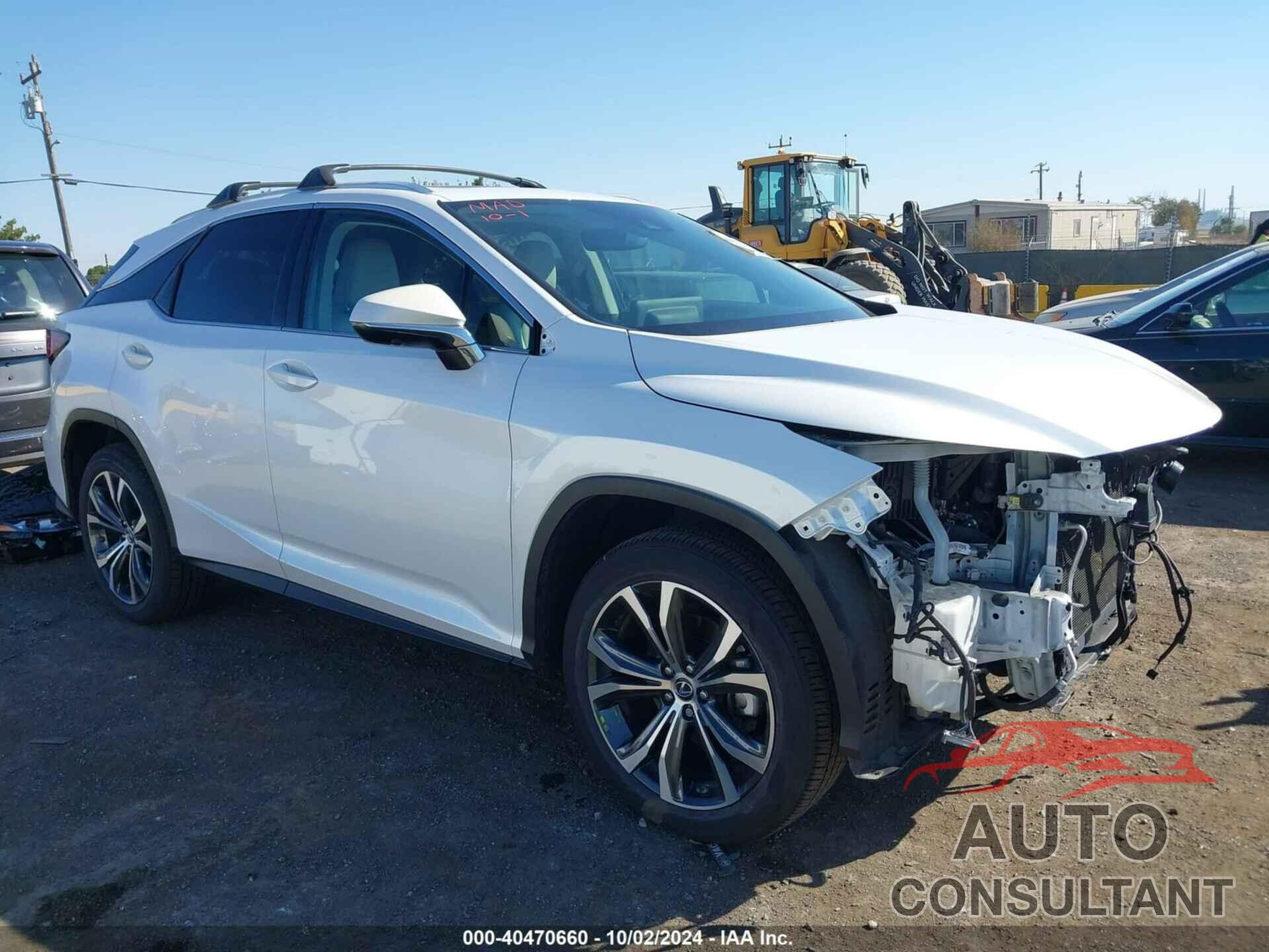 LEXUS RX 350 2022 - 2T2HZMDA5NC340434