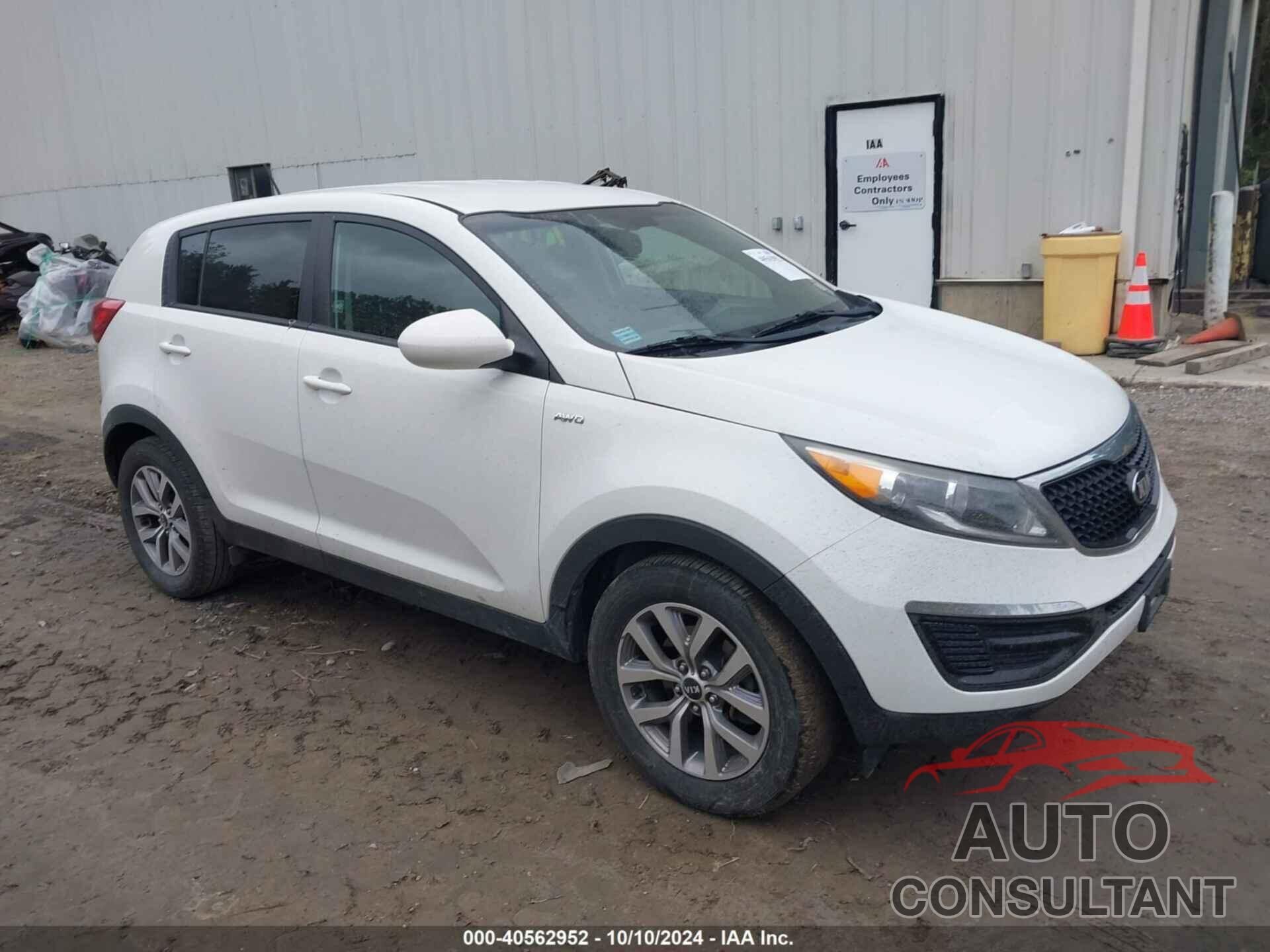 KIA SPORTAGE 2016 - KNDPBCAC0G7803573