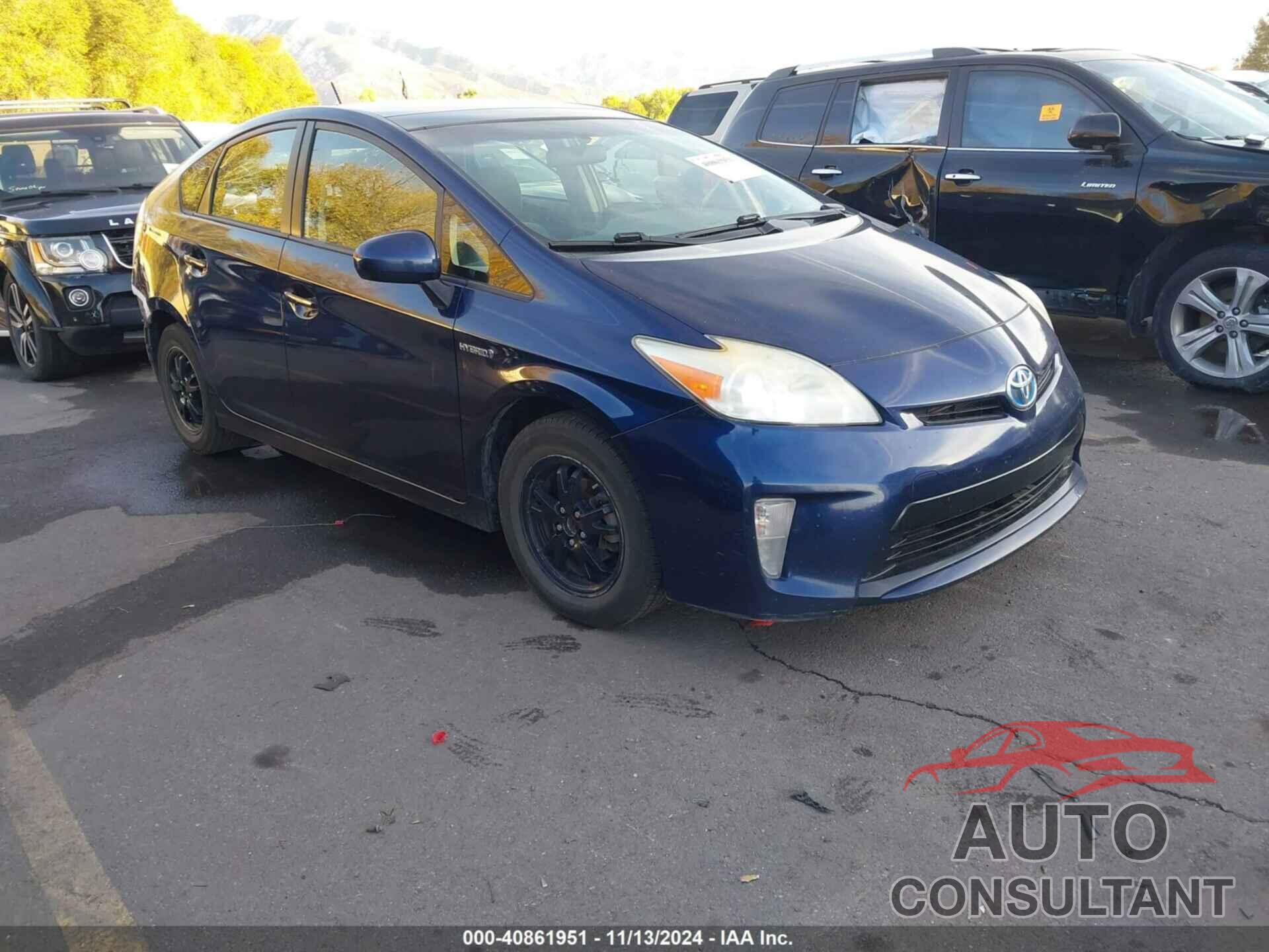 TOYOTA PRIUS 2013 - JTDKN3DU8D1673305