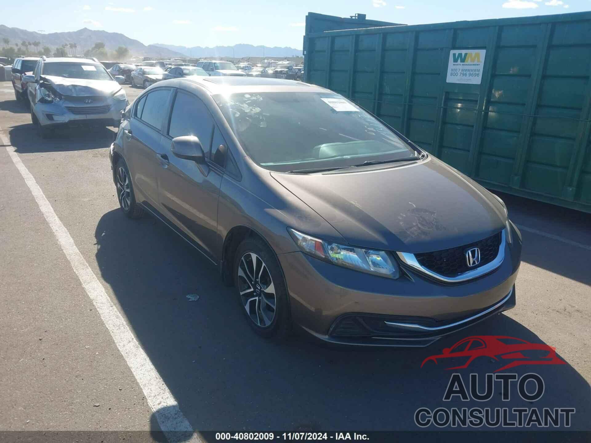 HONDA CIVIC 2013 - 2HGFB2F89DH527471