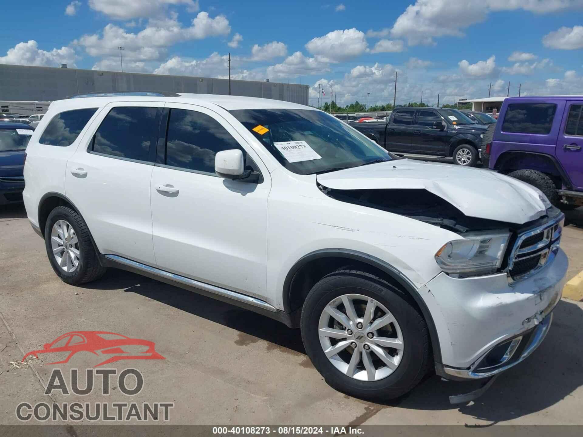 DODGE DURANGO 2019 - 1C4RDHAG5KC659229
