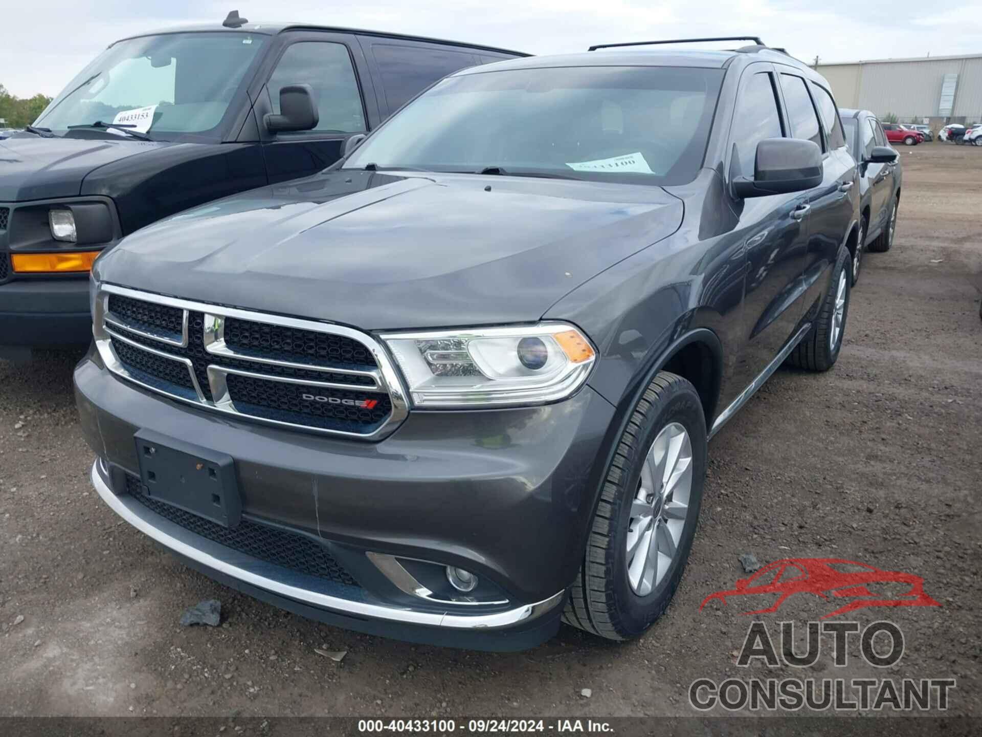 DODGE DURANGO 2019 - 1C4RDJAG1KC839816