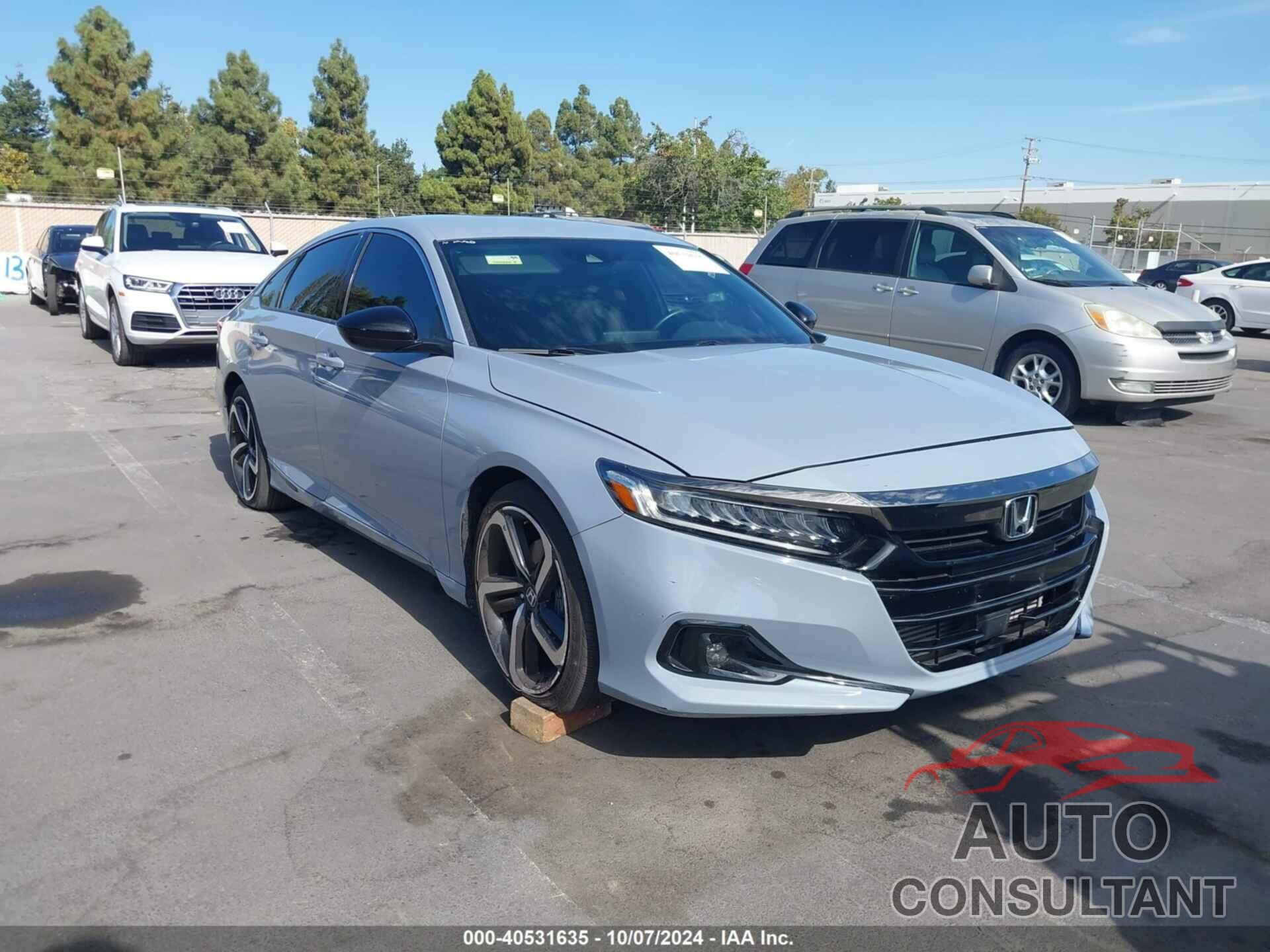 HONDA ACCORD 2021 - 1HGCV1F30MA086434