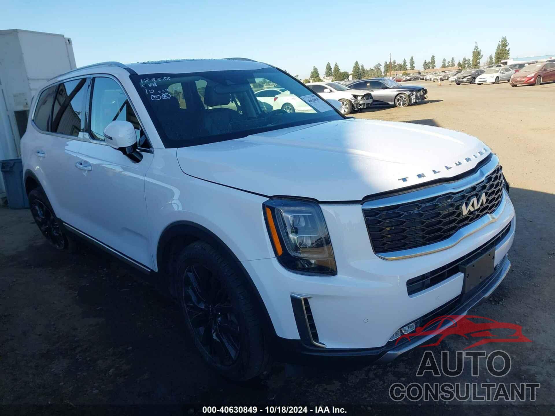 KIA TELLURIDE 2022 - 5XYP54HC6NG222274