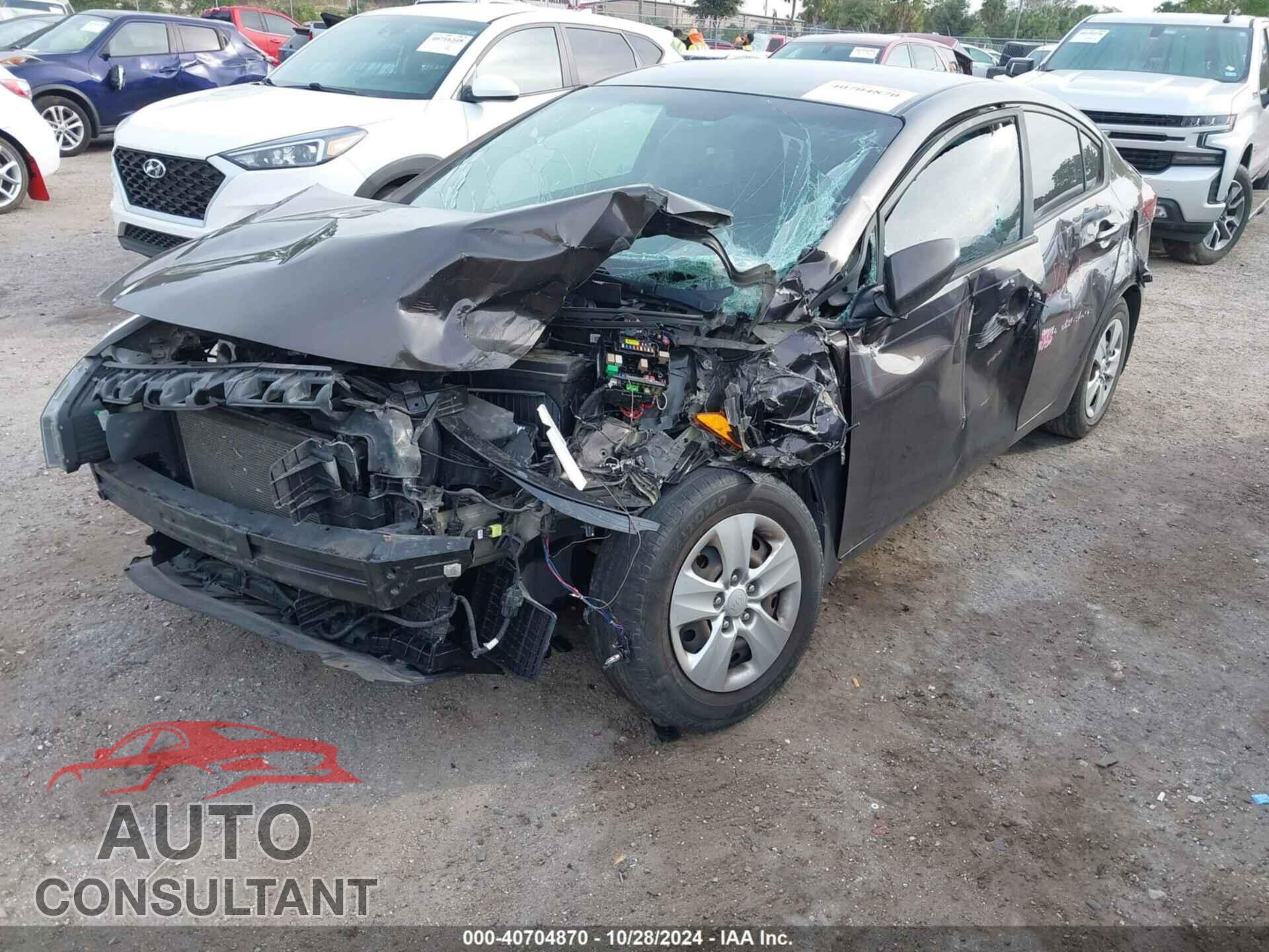 KIA FORTE 2017 - 3KPFK4A72HE073462