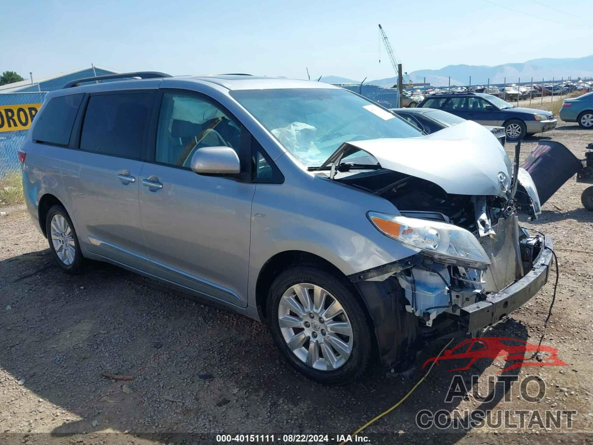 TOYOTA SIENNA 2016 - 5TDDK3DC8GS133663