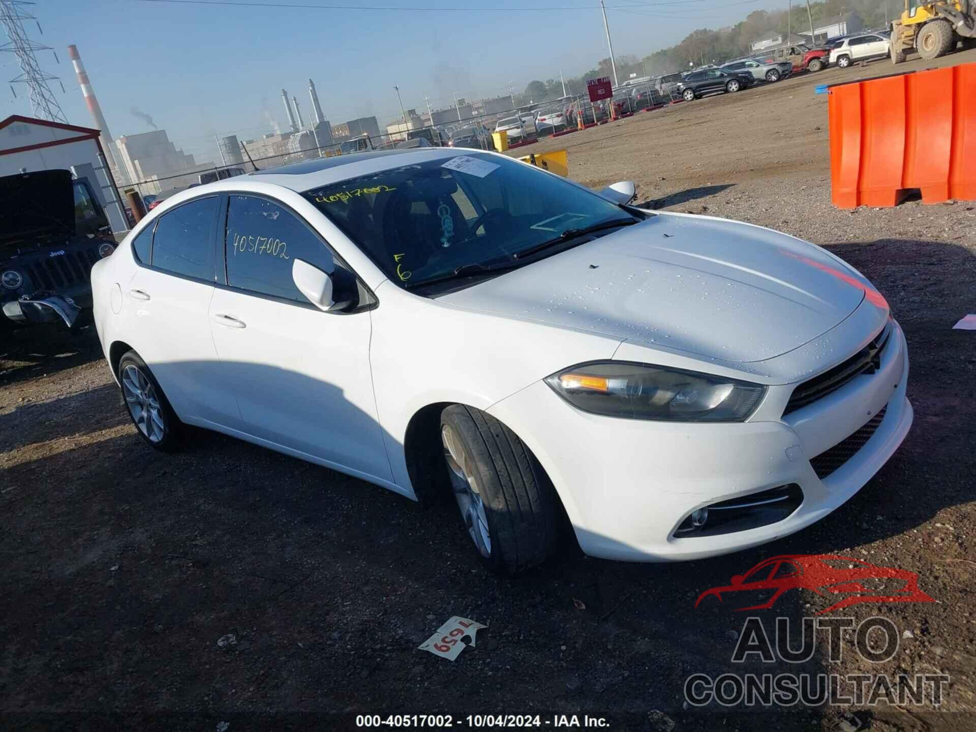 DODGE DART 2013 - 1C3CDFBA5DD332514