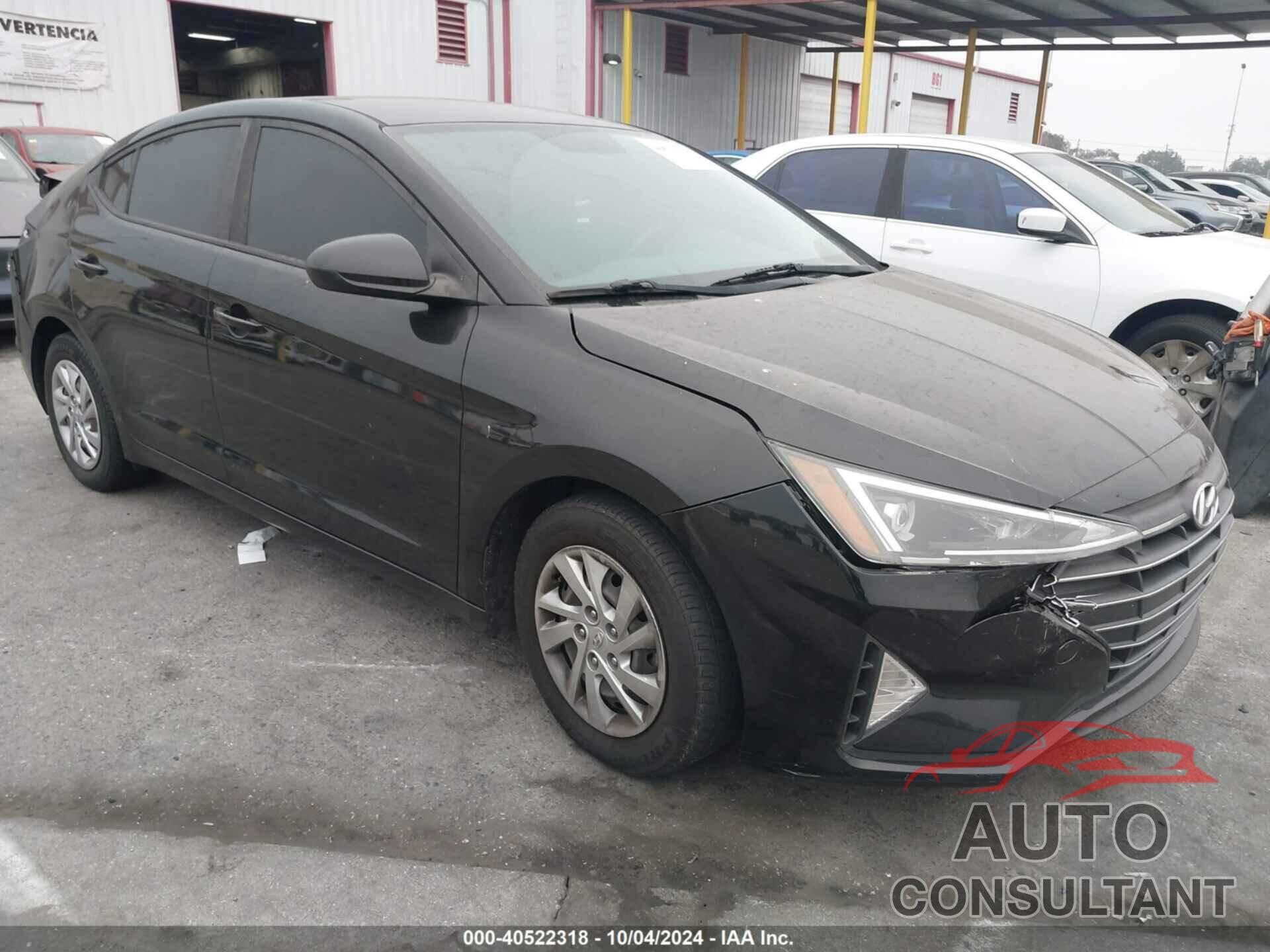 HYUNDAI ELANTRA 2019 - KMHD74LF1KU824536