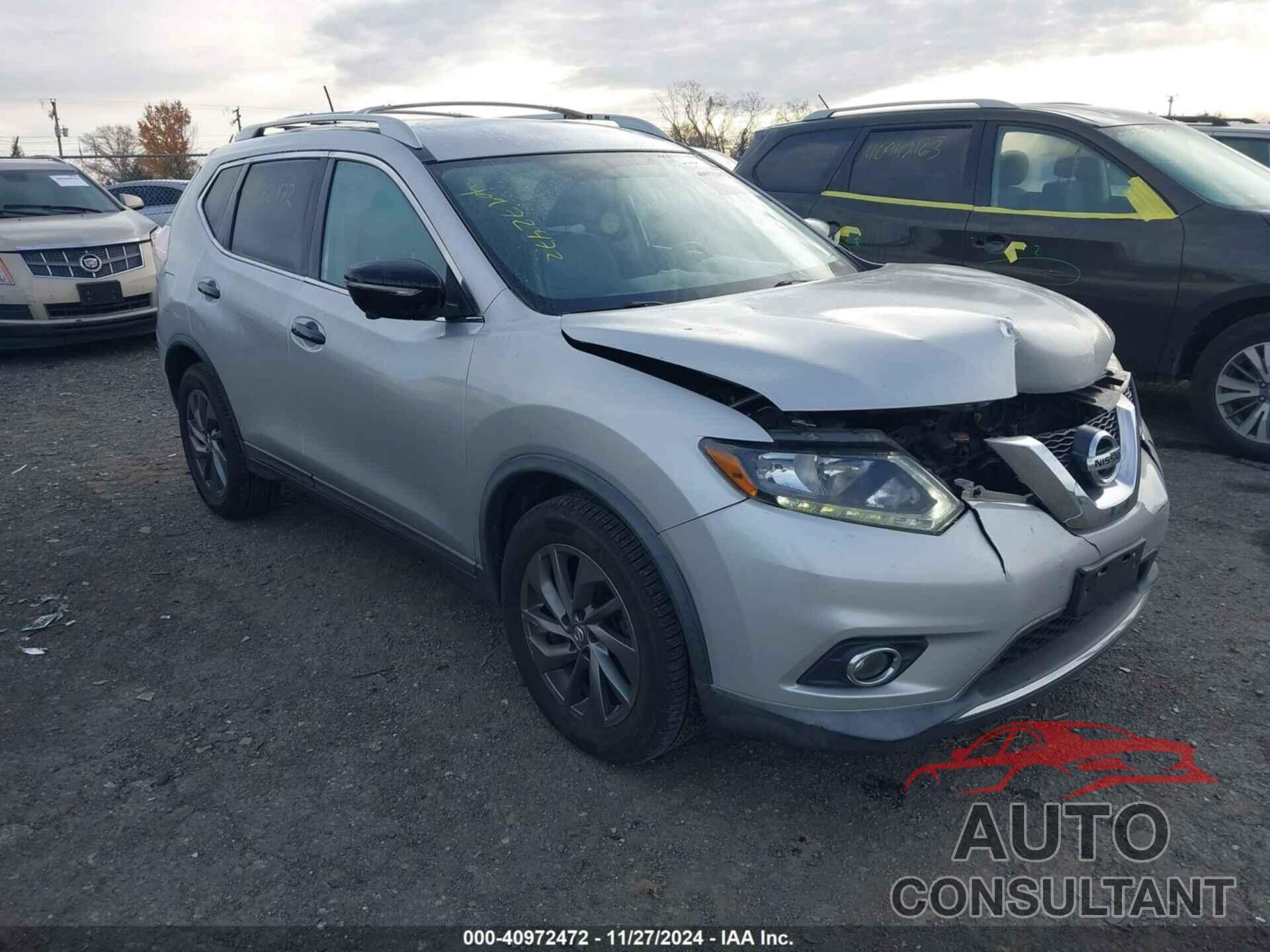 NISSAN ROGUE 2016 - KNMAT2MV5GP733210