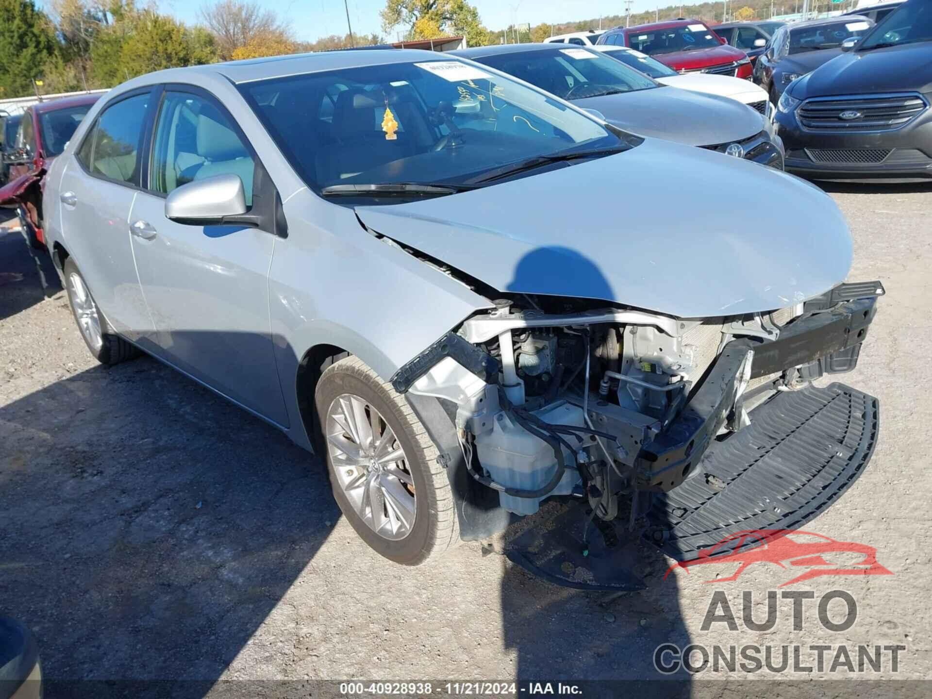 TOYOTA COROLLA 2015 - 2T1BURHE1FC394267