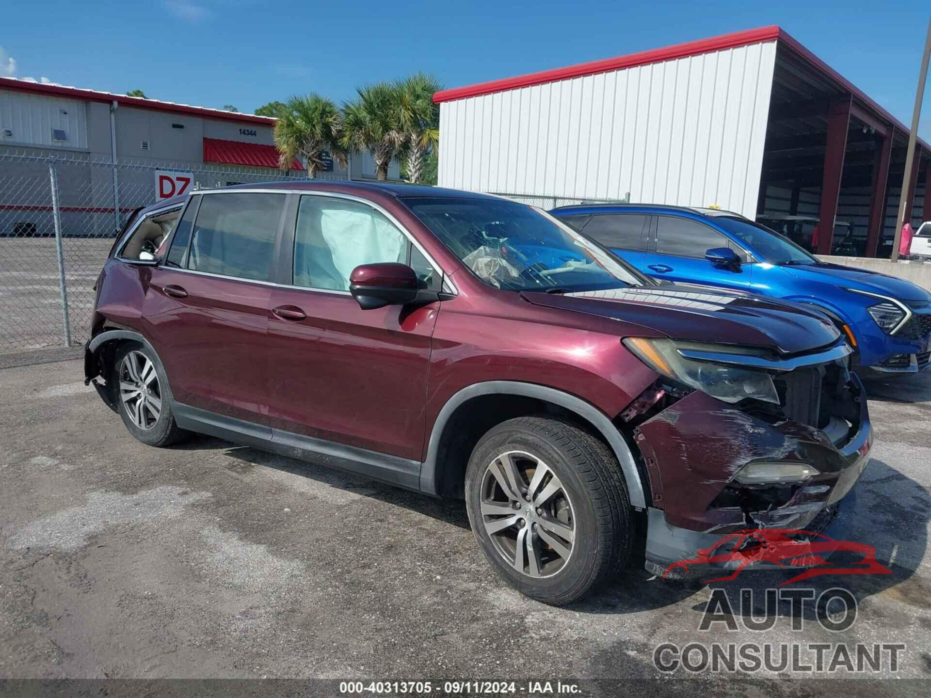 HONDA PILOT 2016 - 5FNYF6H54GB035382